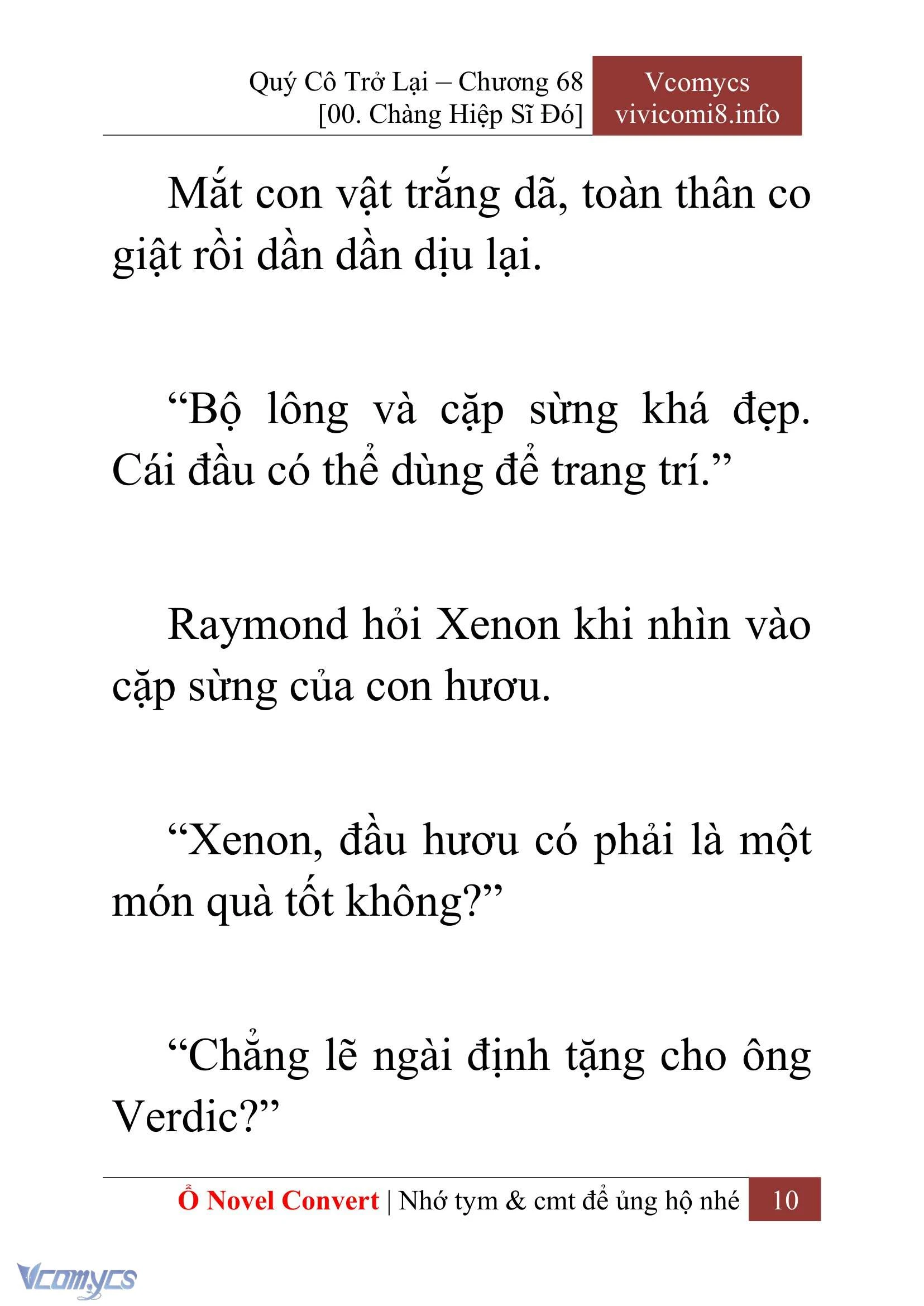 [Novel] Quý Cô Trở Lại Chapter  68 - 12