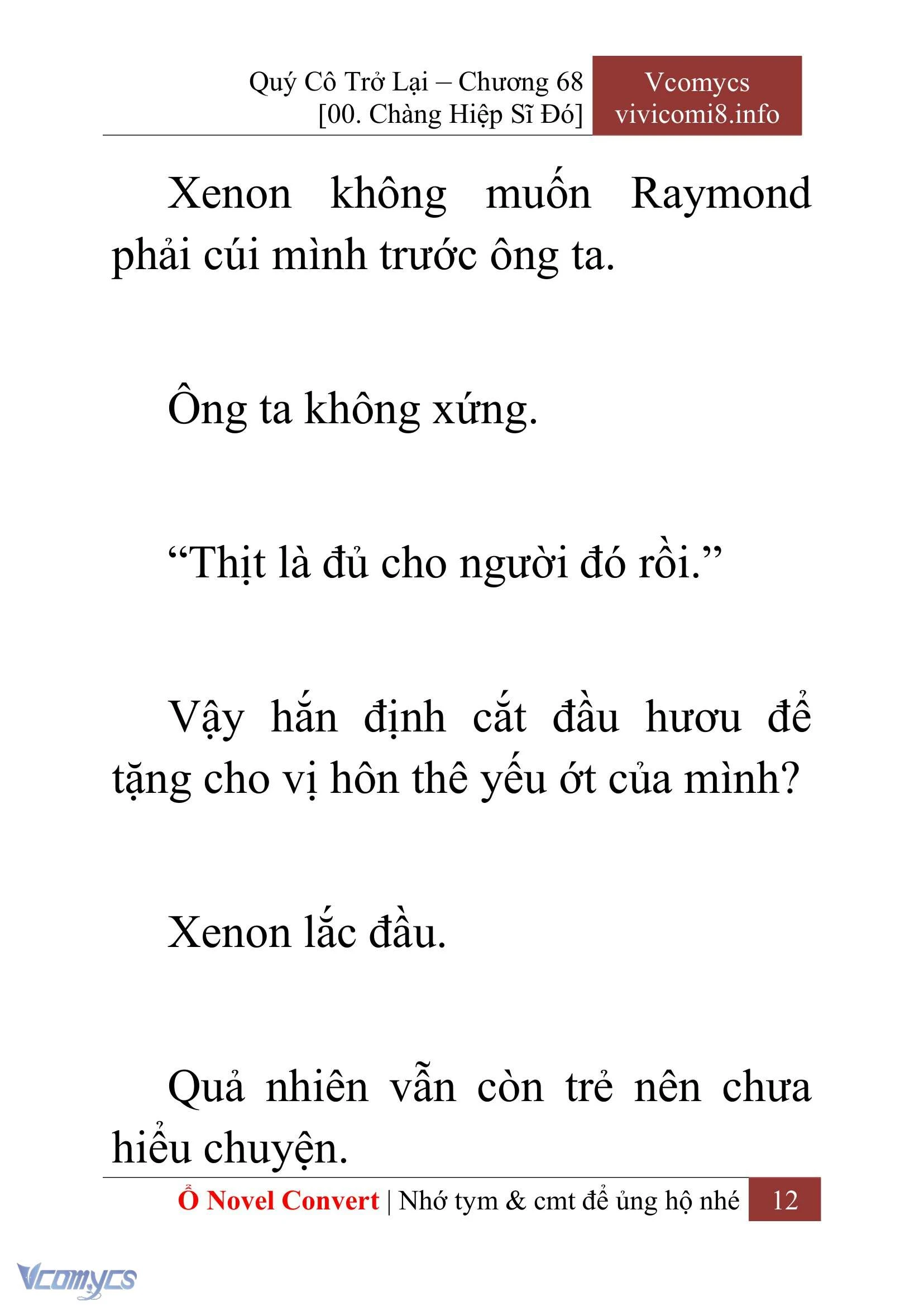 [Novel] Quý Cô Trở Lại Chapter  68 - 14