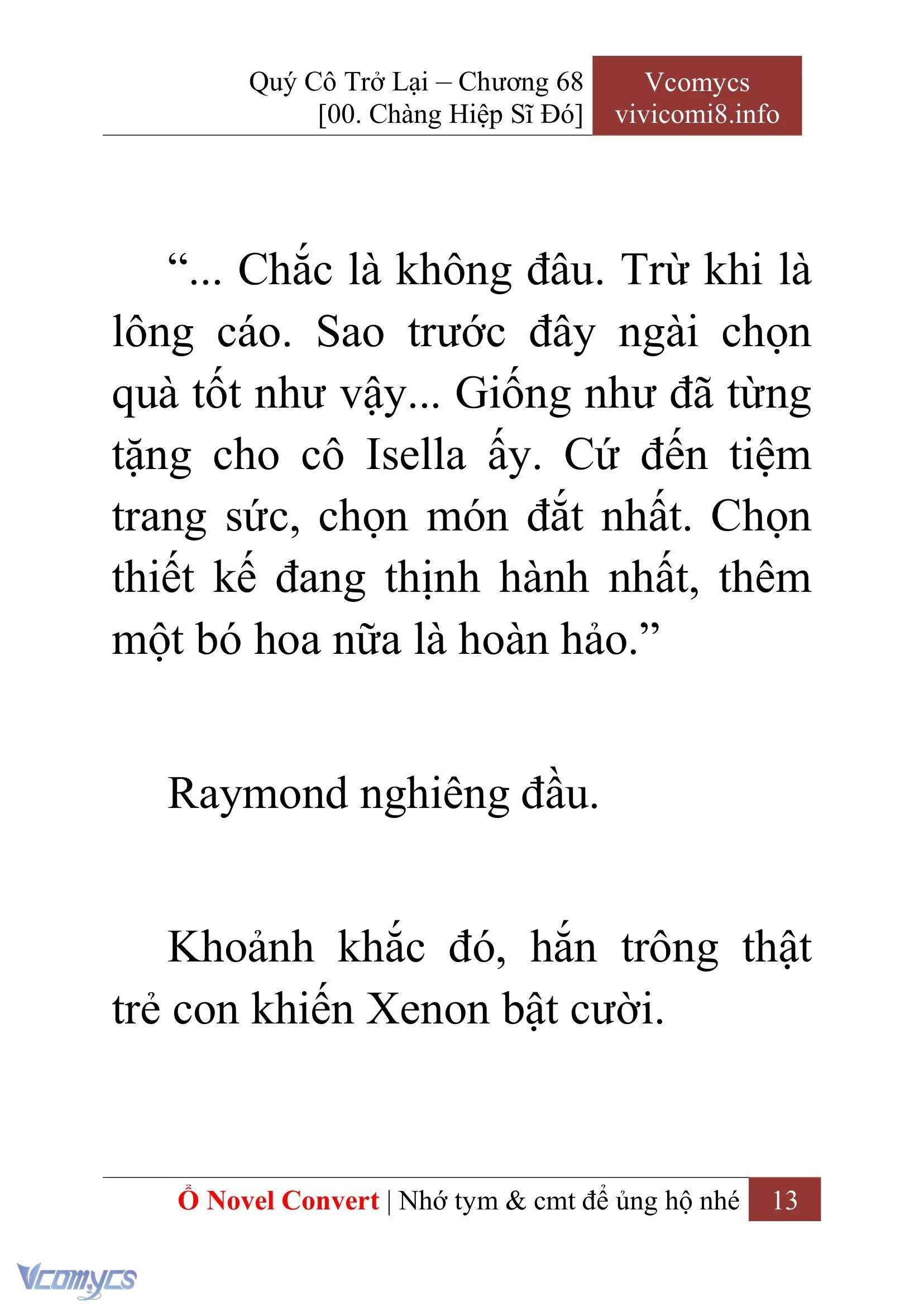 [Novel] Quý Cô Trở Lại Chapter  68 - 15