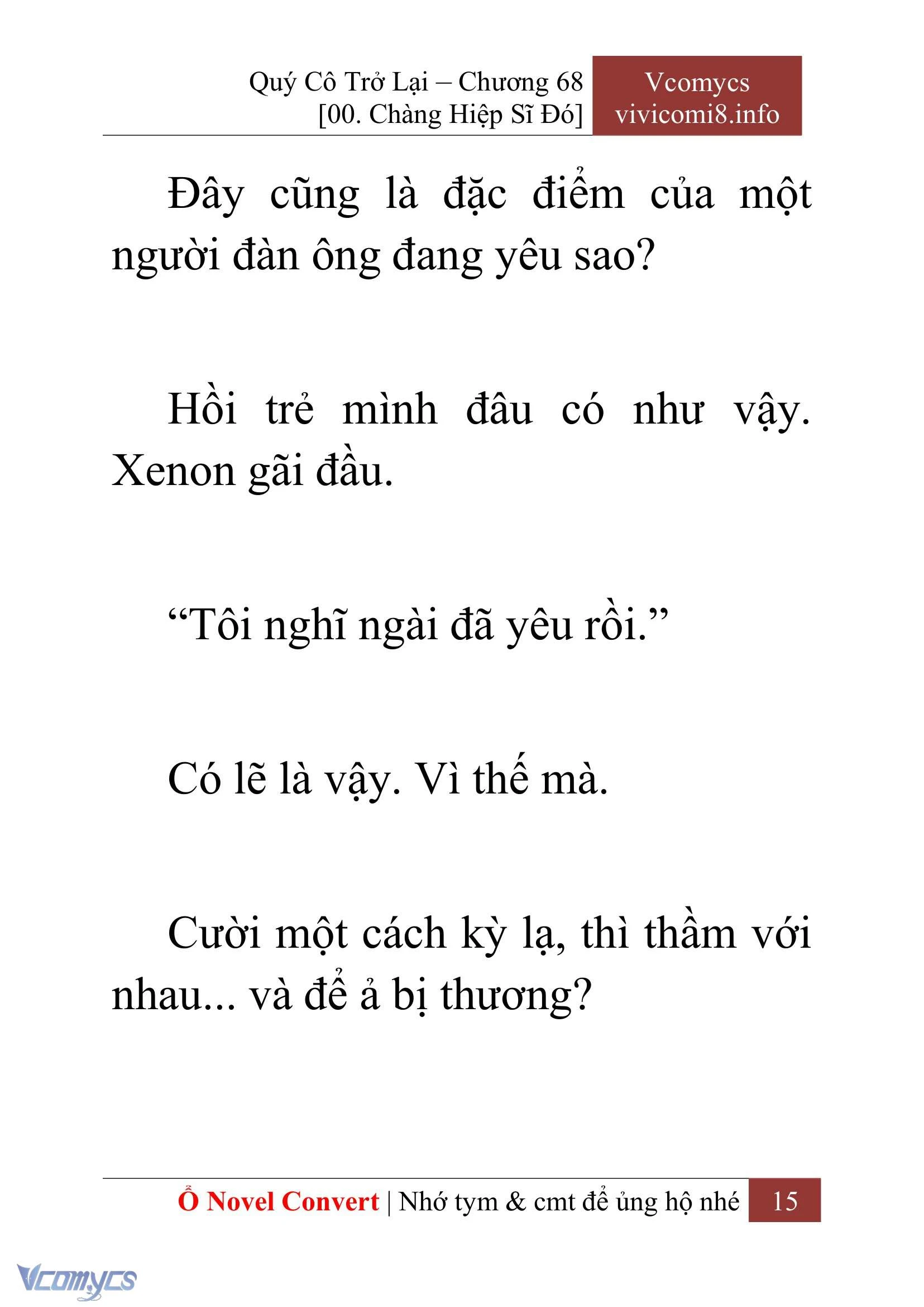 [Novel] Quý Cô Trở Lại Chapter  68 - 17