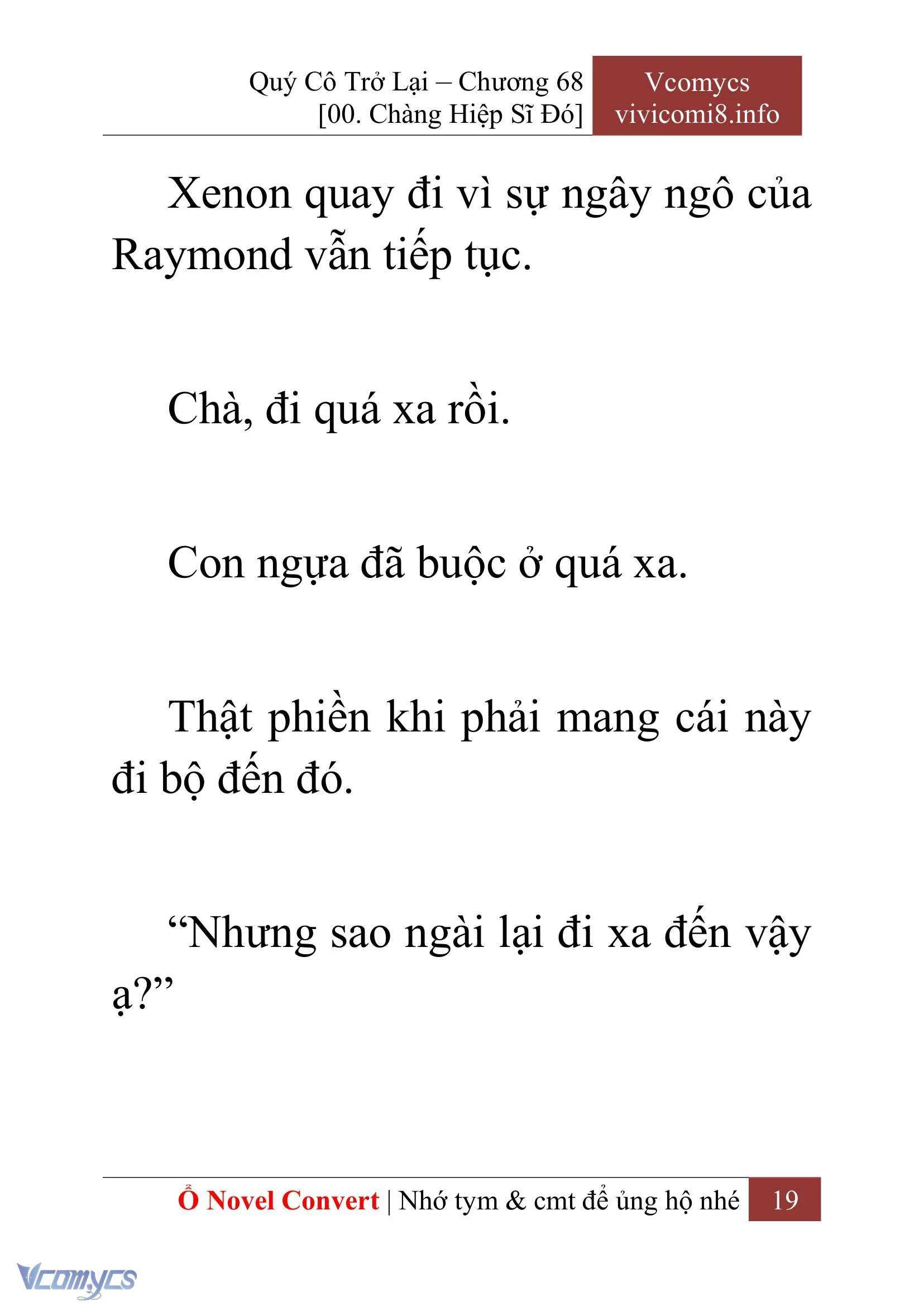 [Novel] Quý Cô Trở Lại Chapter  68 - 21