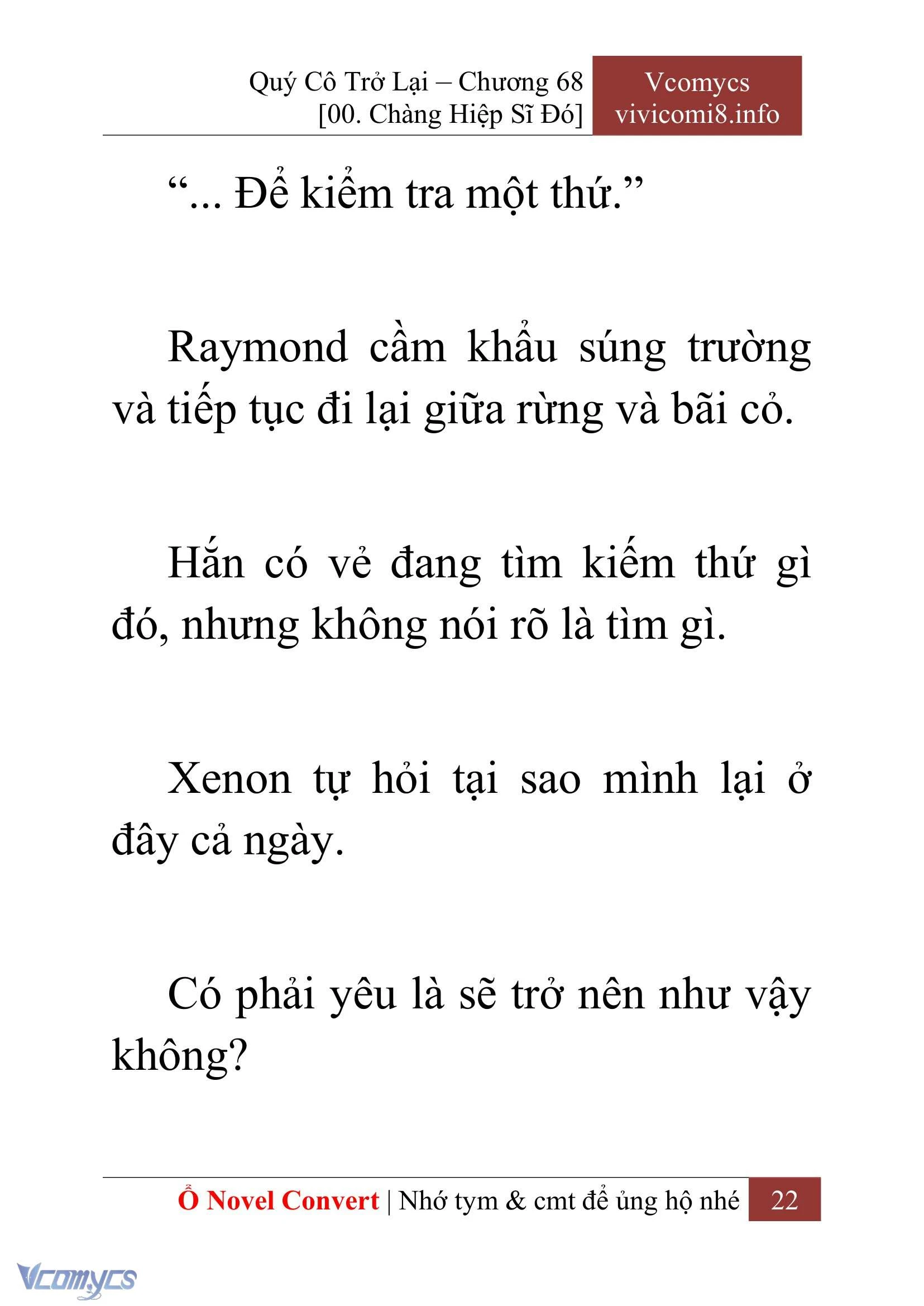 [Novel] Quý Cô Trở Lại Chapter  68 - 24