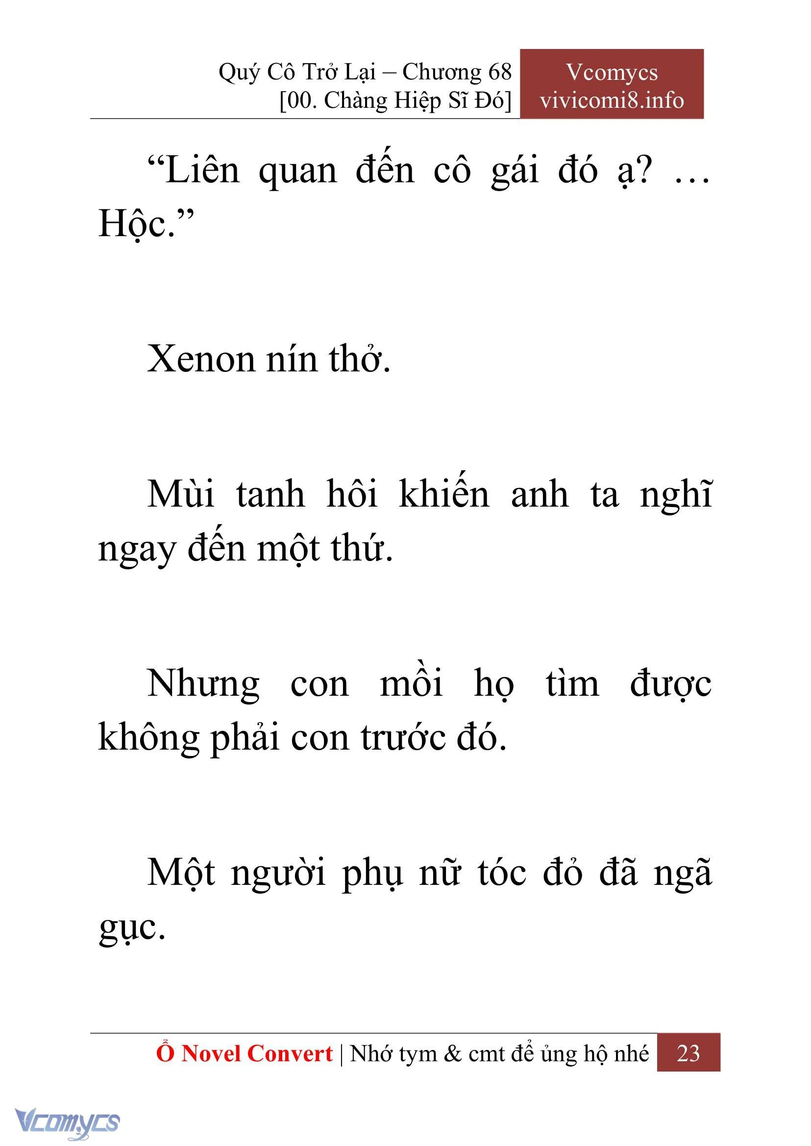 [Novel] Quý Cô Trở Lại Chapter  68 - 25
