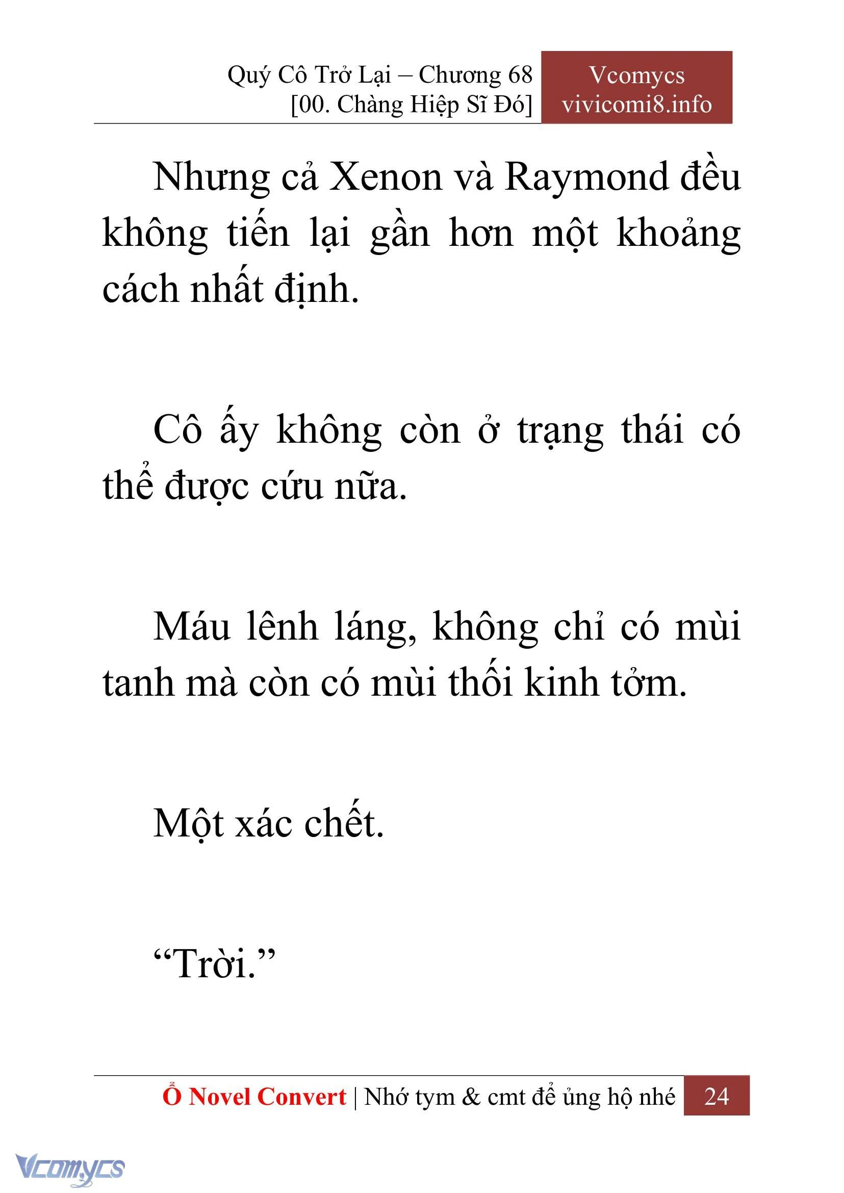 [Novel] Quý Cô Trở Lại Chapter  68 - 26