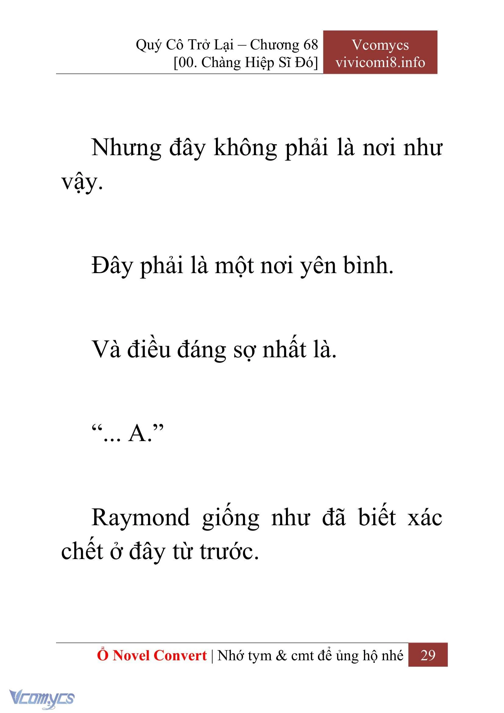 [Novel] Quý Cô Trở Lại Chapter  68 - 31
