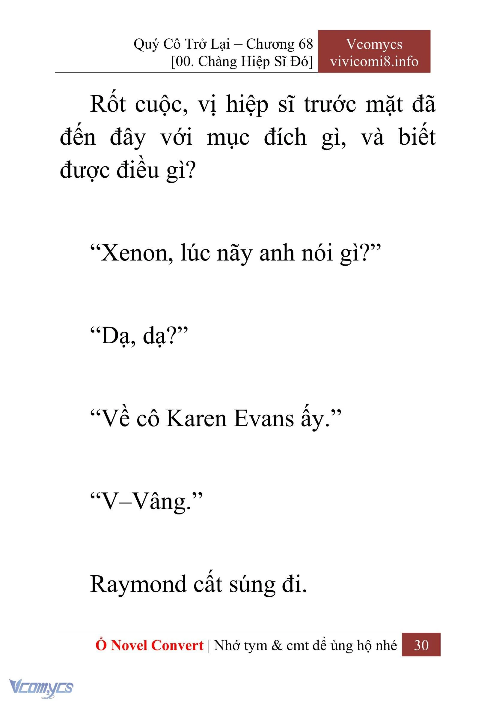 [Novel] Quý Cô Trở Lại Chapter  68 - 32