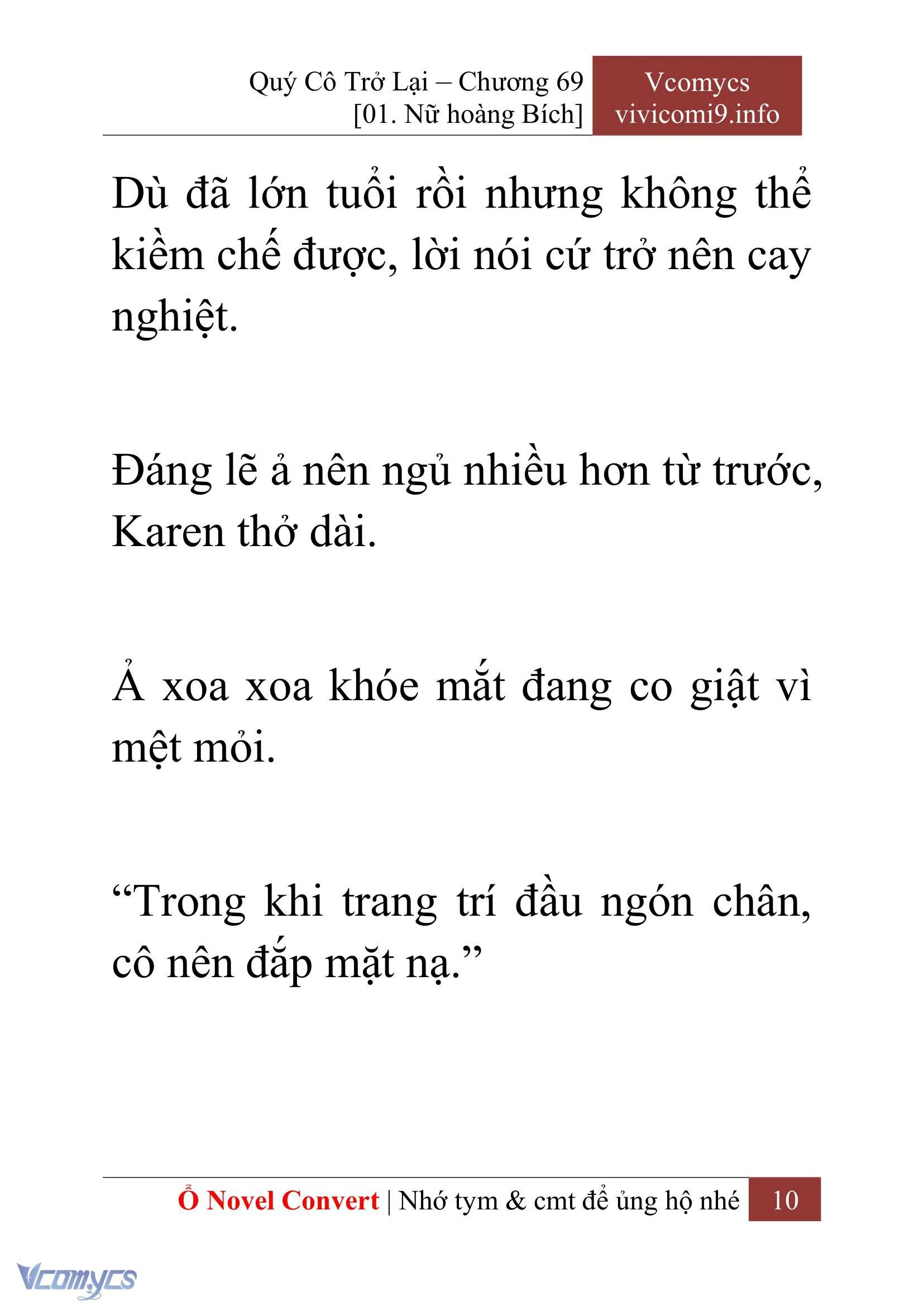 [Novel] Quý Cô Trở Lại Chapter  69 - 12