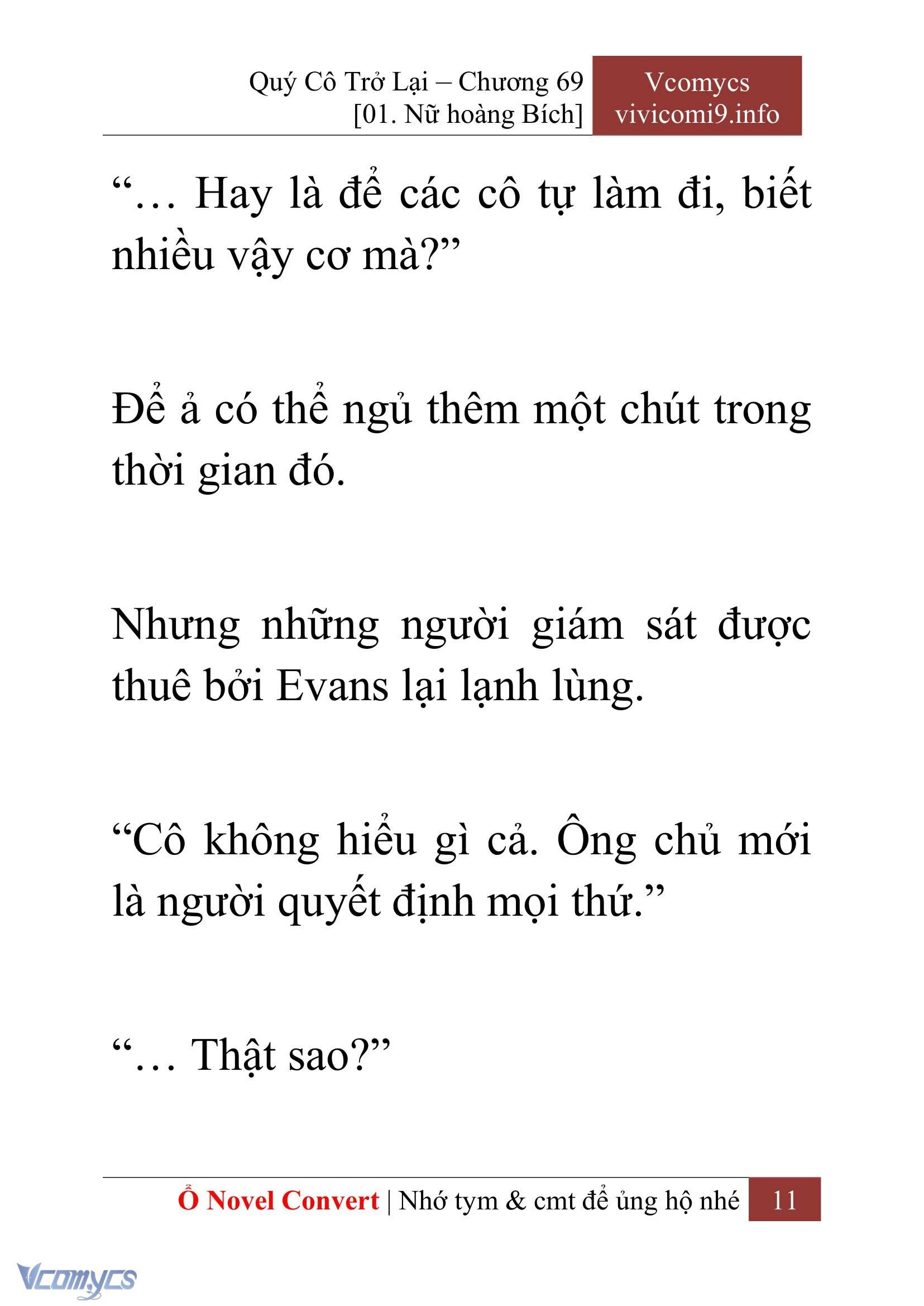 [Novel] Quý Cô Trở Lại Chapter  69 - 13
