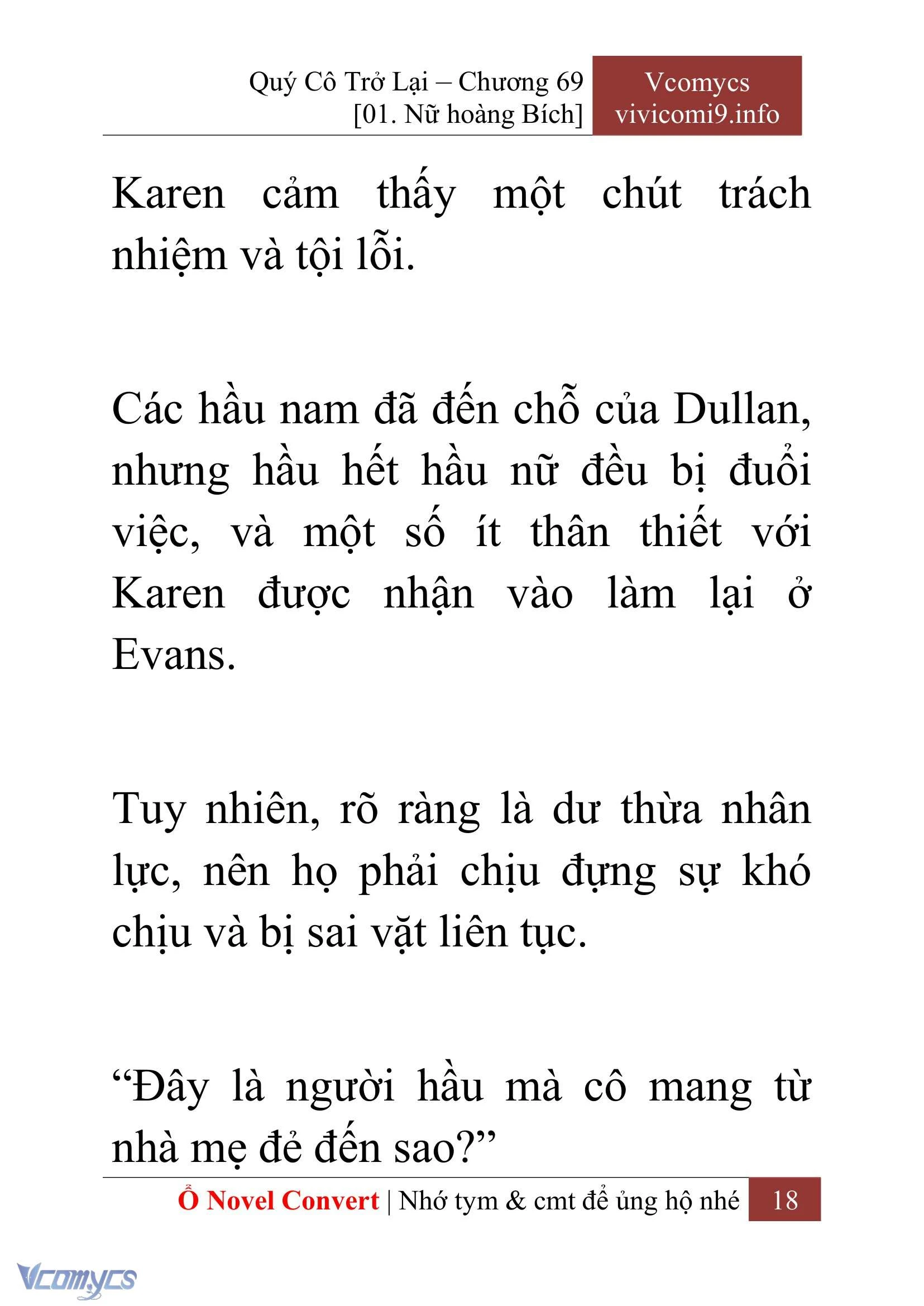 [Novel] Quý Cô Trở Lại Chapter  69 - 20