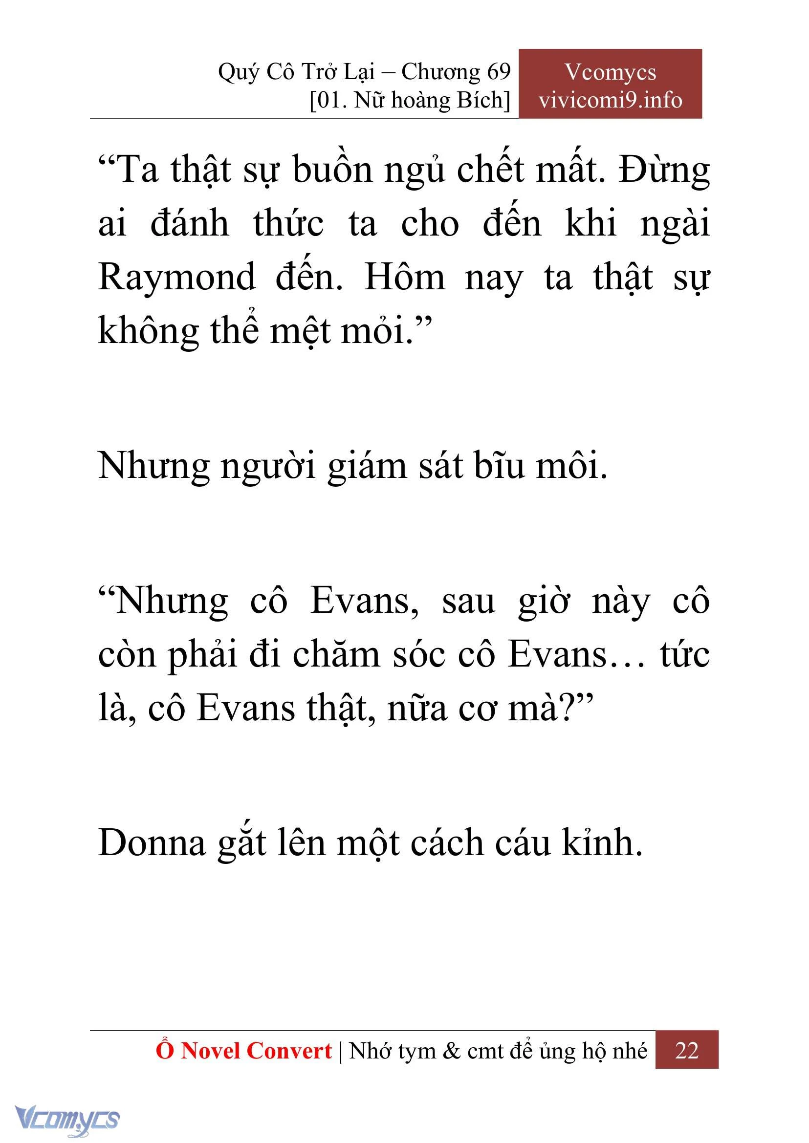 [Novel] Quý Cô Trở Lại Chapter  69 - 24
