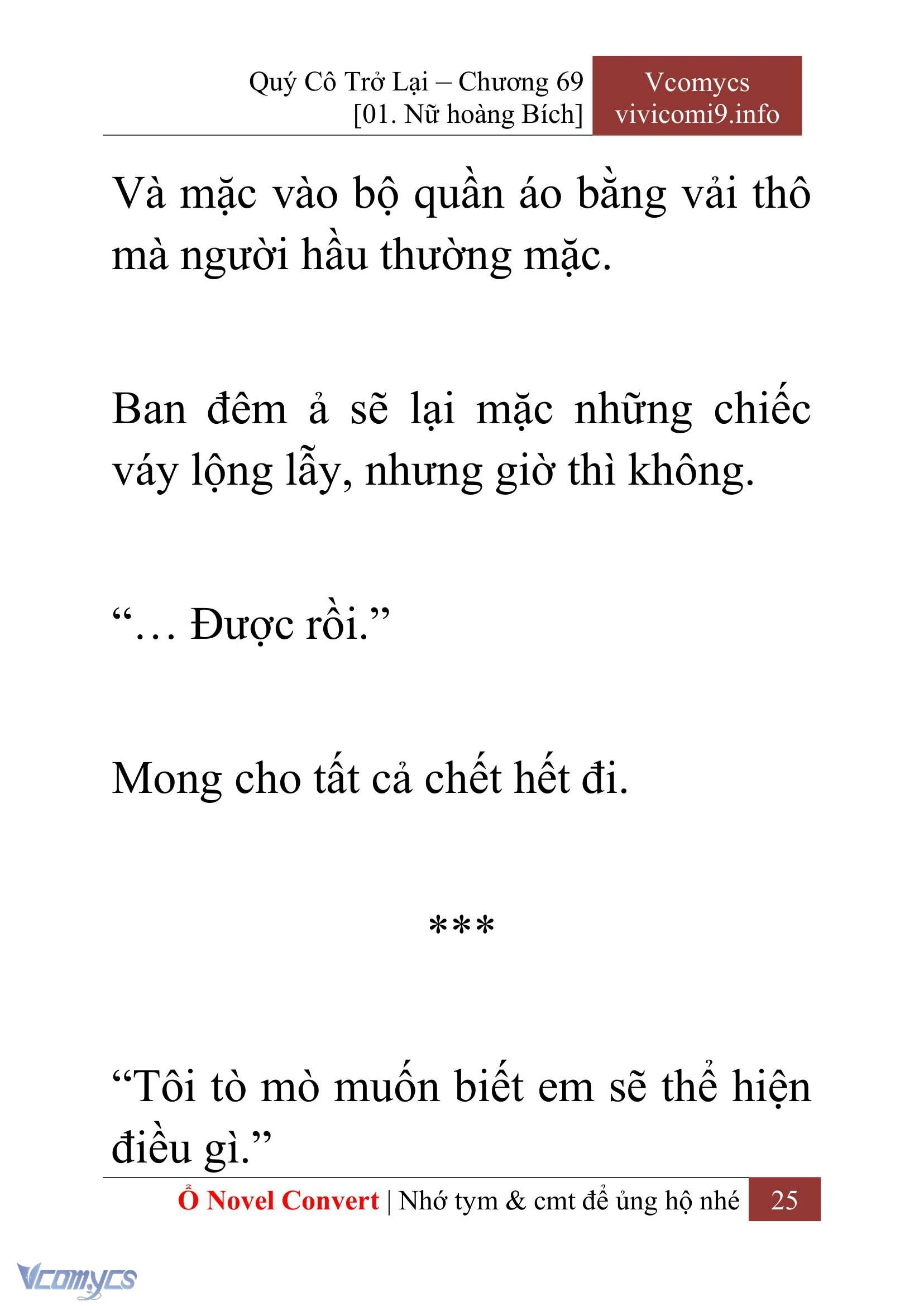 [Novel] Quý Cô Trở Lại Chapter  69 - 27