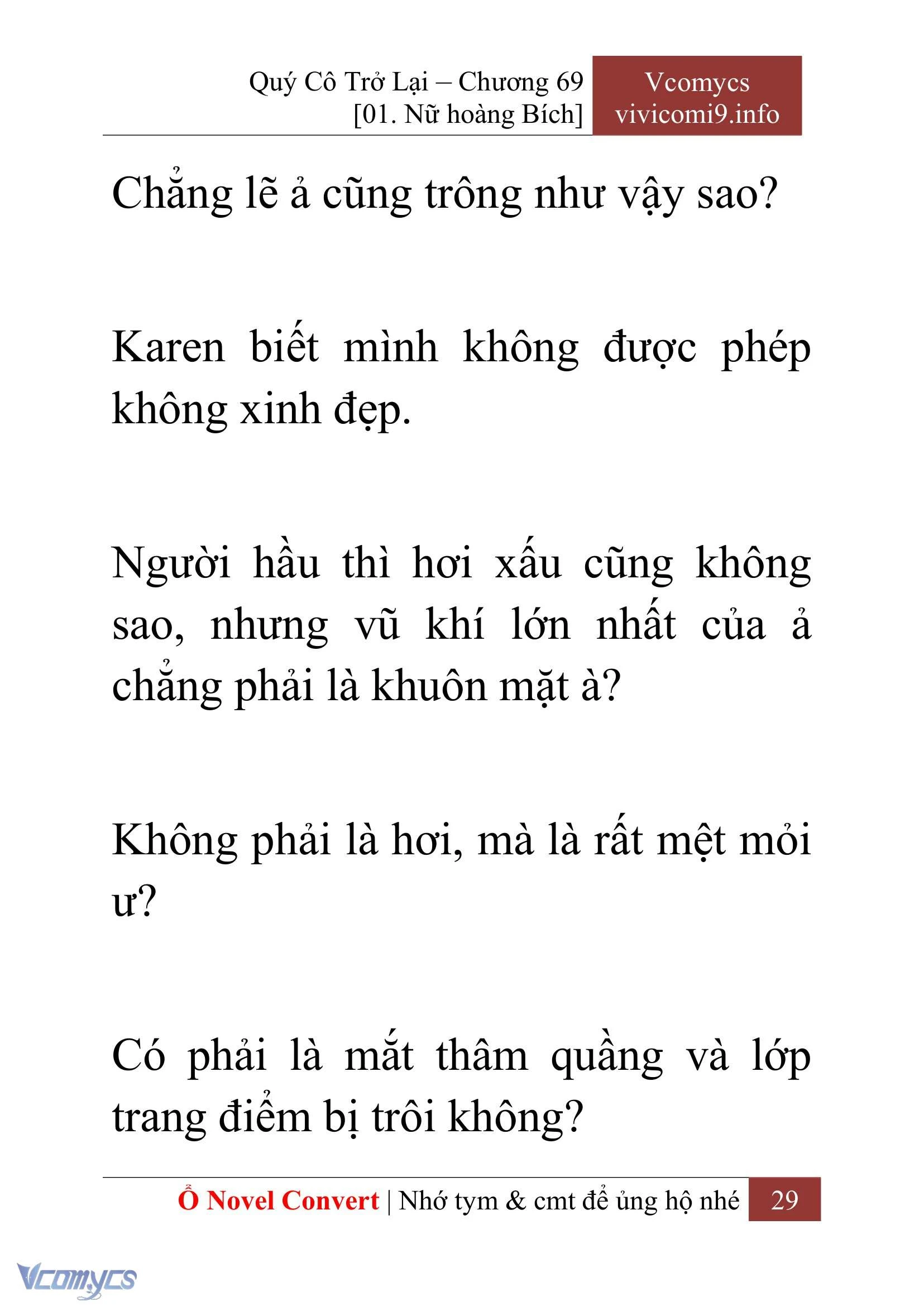 [Novel] Quý Cô Trở Lại Chapter  69 - 31
