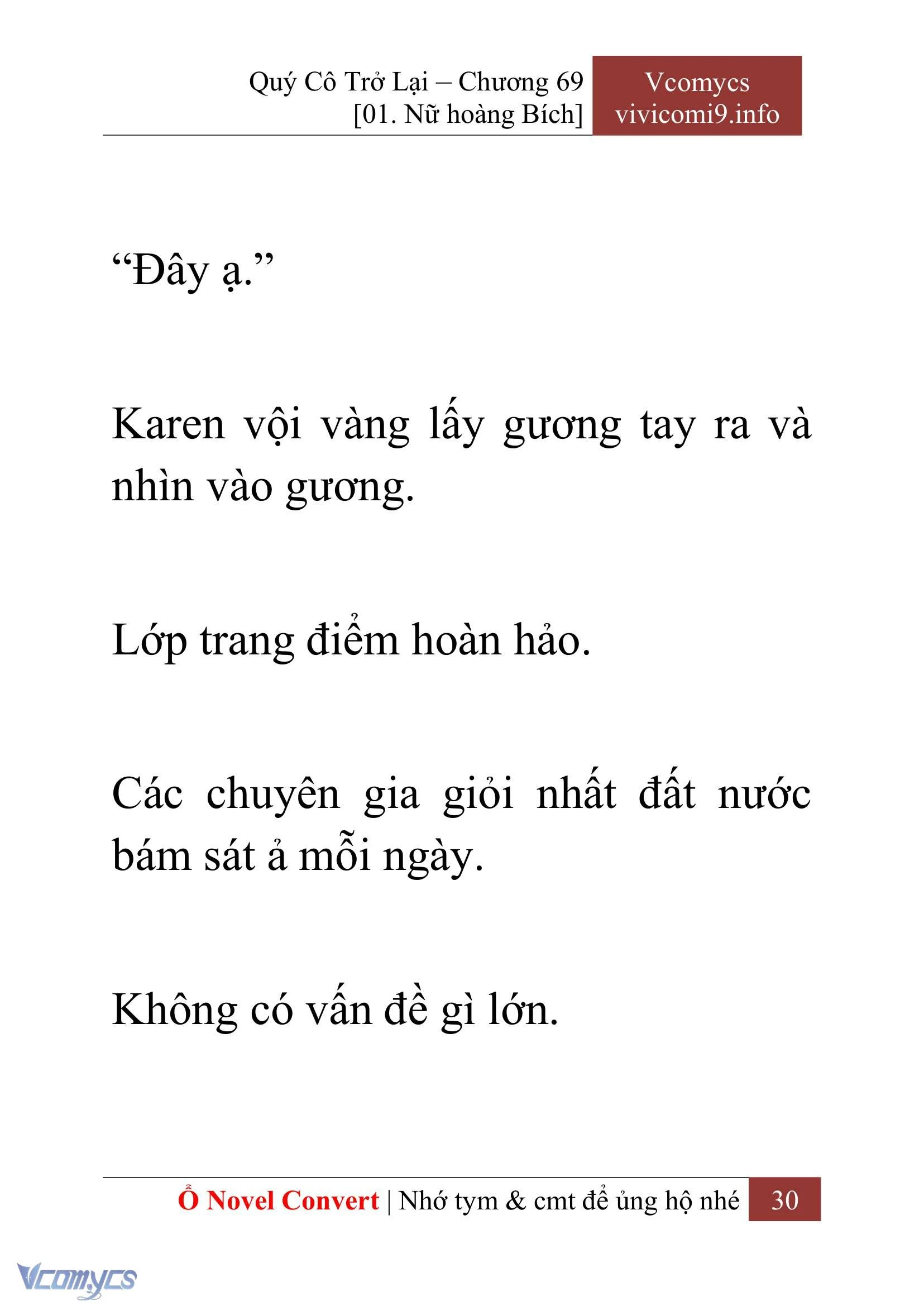 [Novel] Quý Cô Trở Lại Chapter  69 - 32