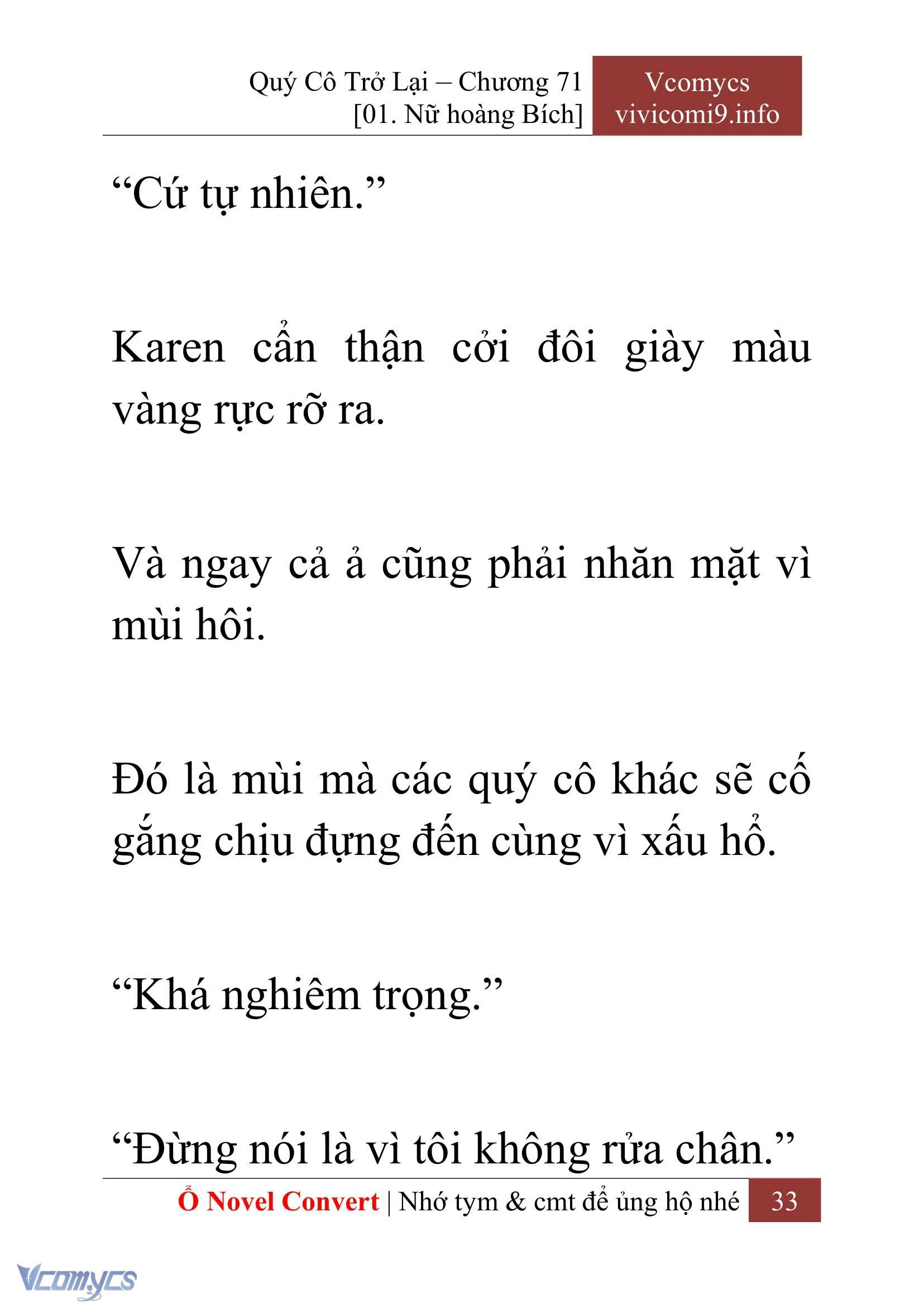 [Novel] Quý Cô Trở Lại Chapter  71 - 35