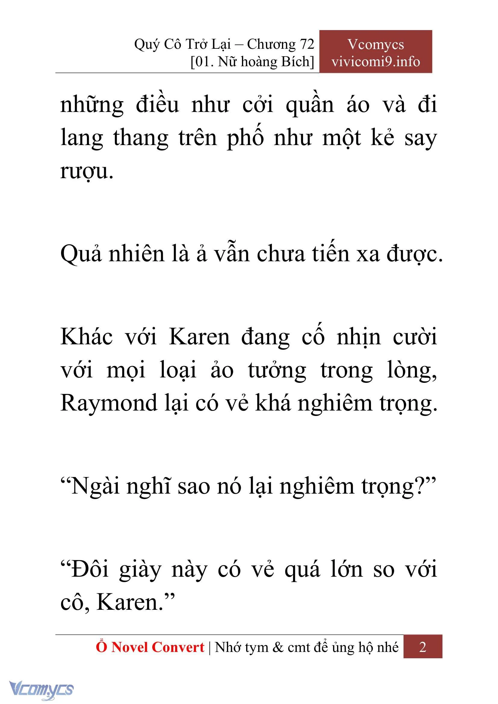 [Novel] Quý Cô Trở Lại Chapter  72 - 4