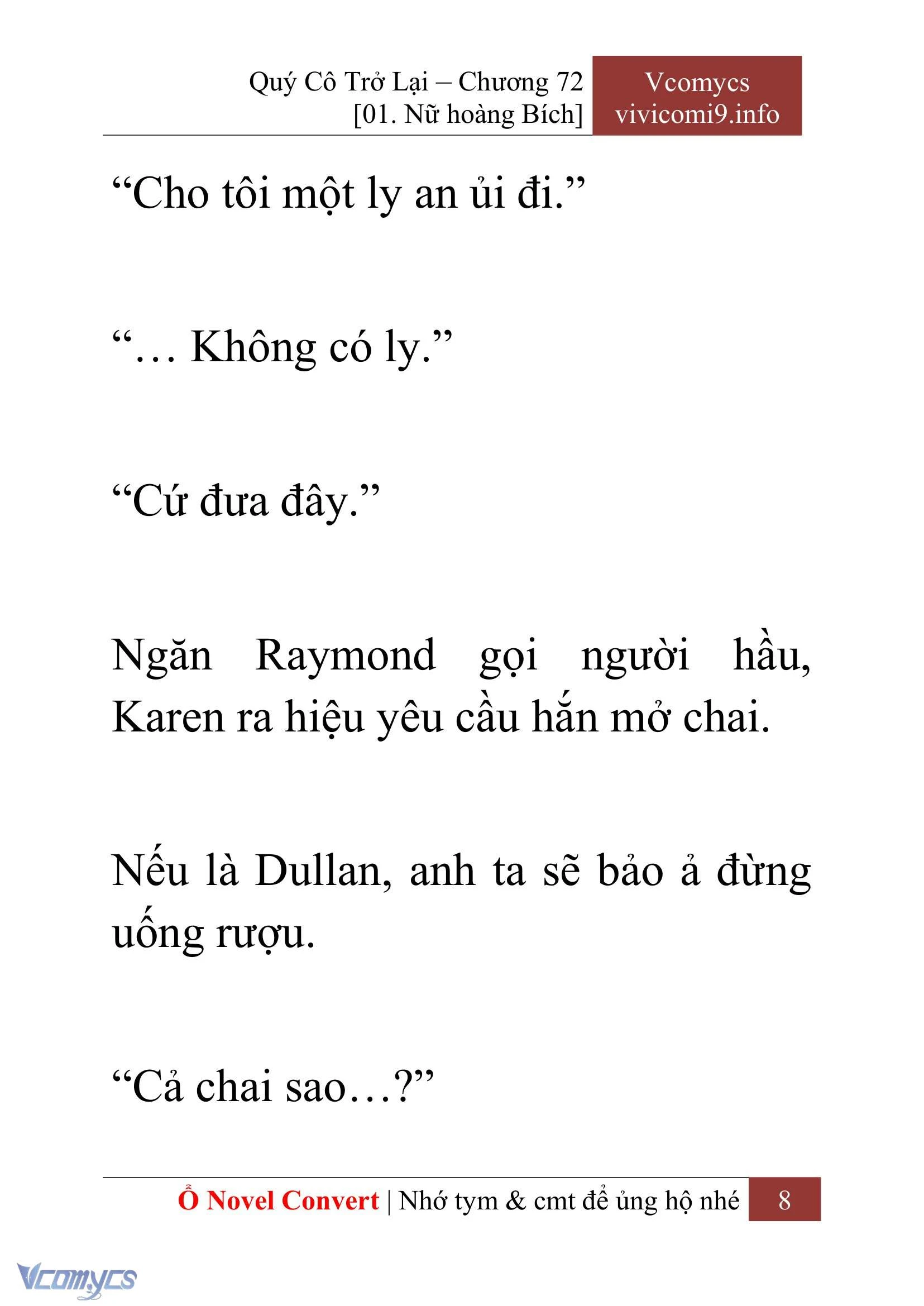 [Novel] Quý Cô Trở Lại Chapter  72 - 10
