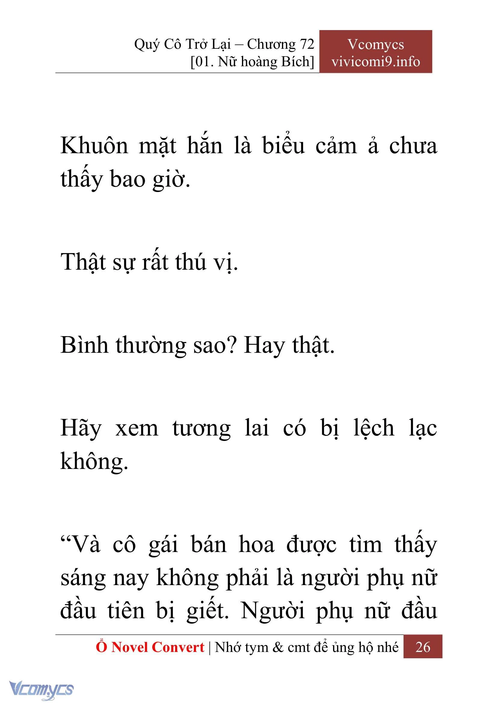 [Novel] Quý Cô Trở Lại Chapter  72 - 28