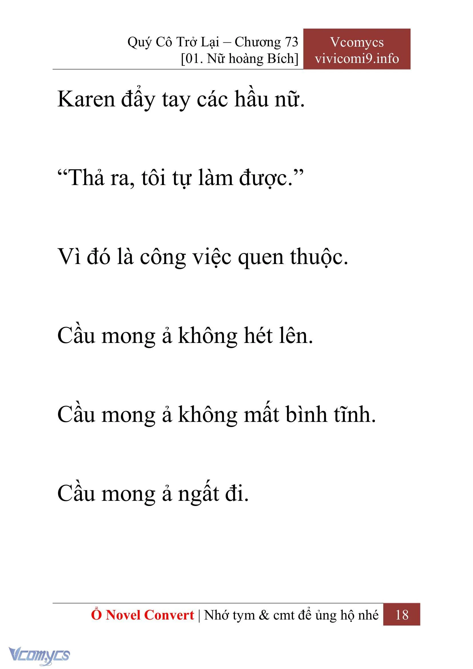 [Novel] Quý Cô Trở Lại Chapter  73 - 20