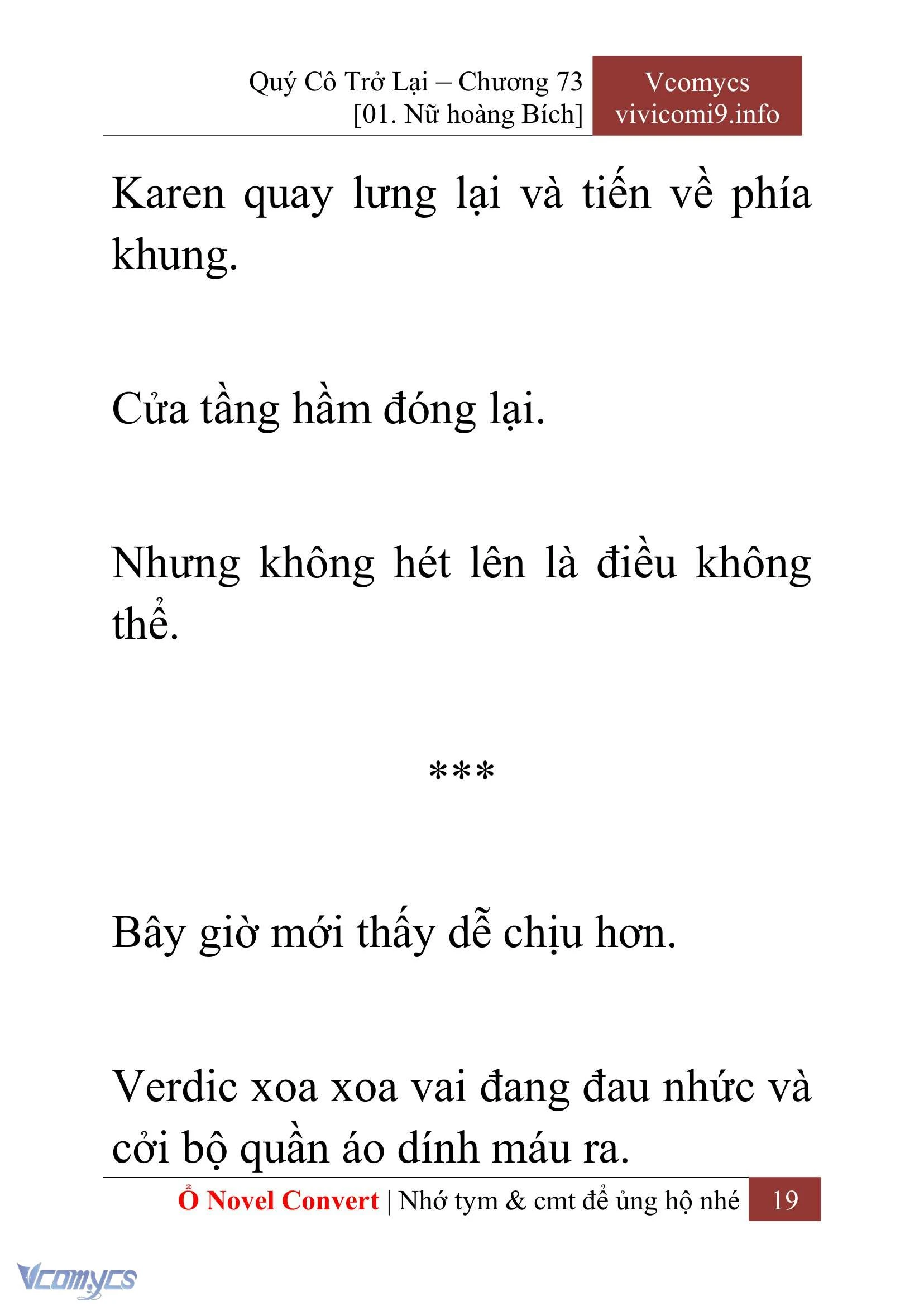[Novel] Quý Cô Trở Lại Chapter  73 - 21