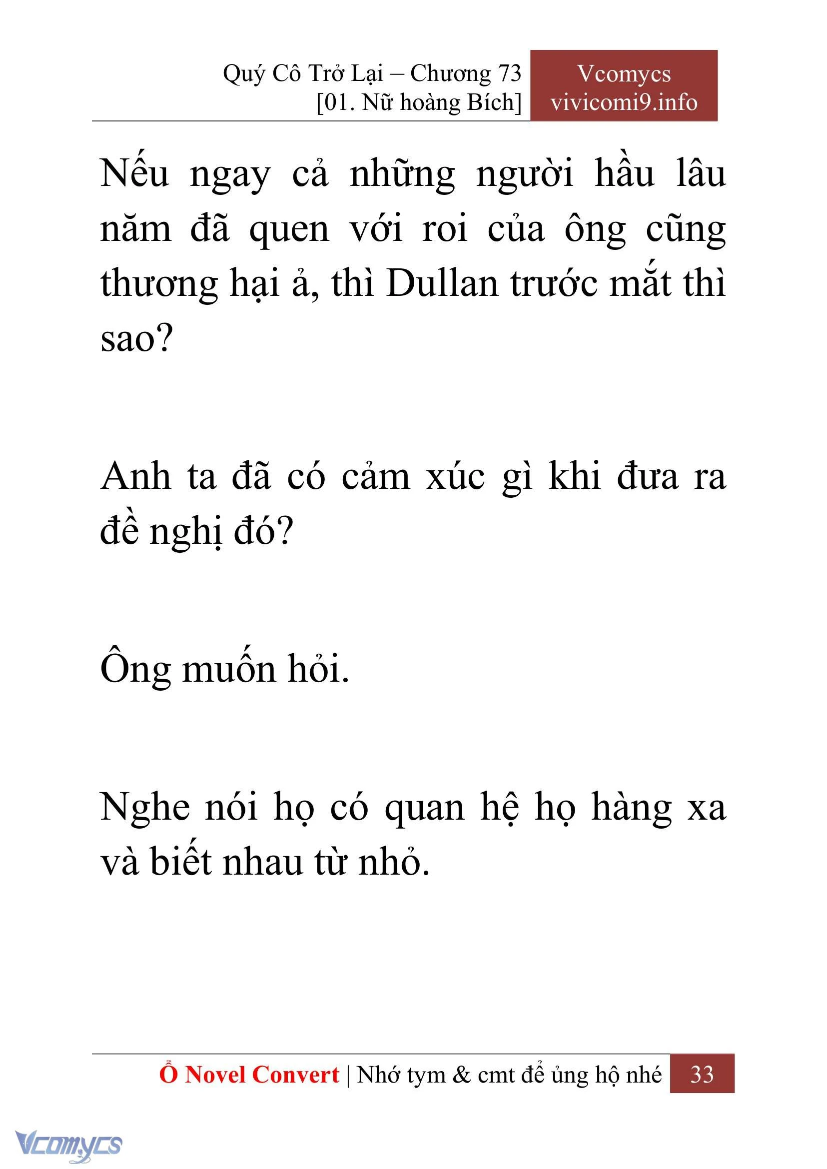 [Novel] Quý Cô Trở Lại Chapter  73 - 35