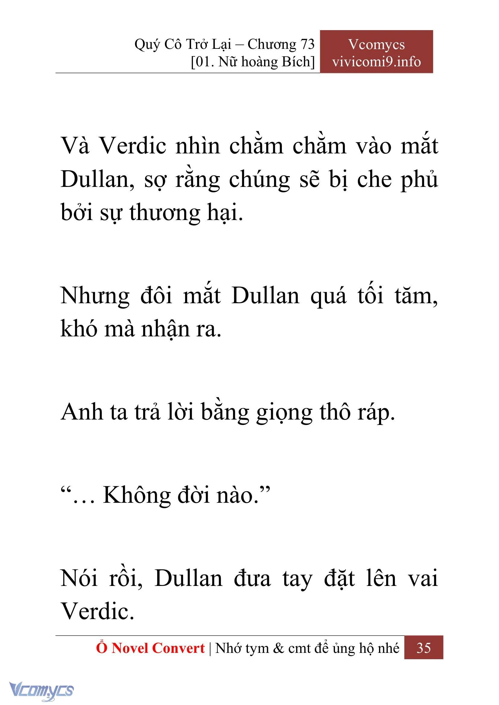 [Novel] Quý Cô Trở Lại Chapter  73 - 37