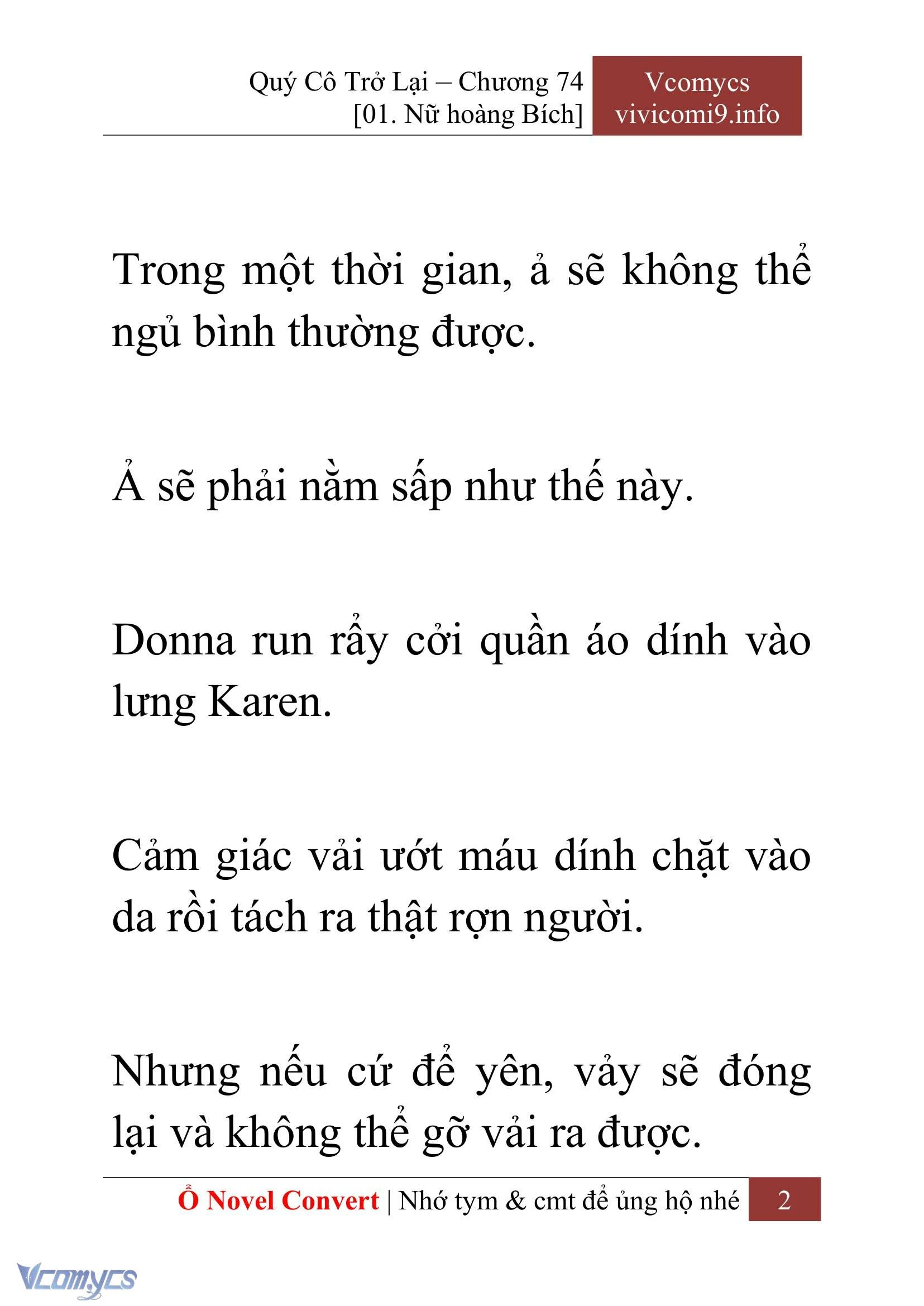 [Novel] Quý Cô Trở Lại Chapter  74 - 4