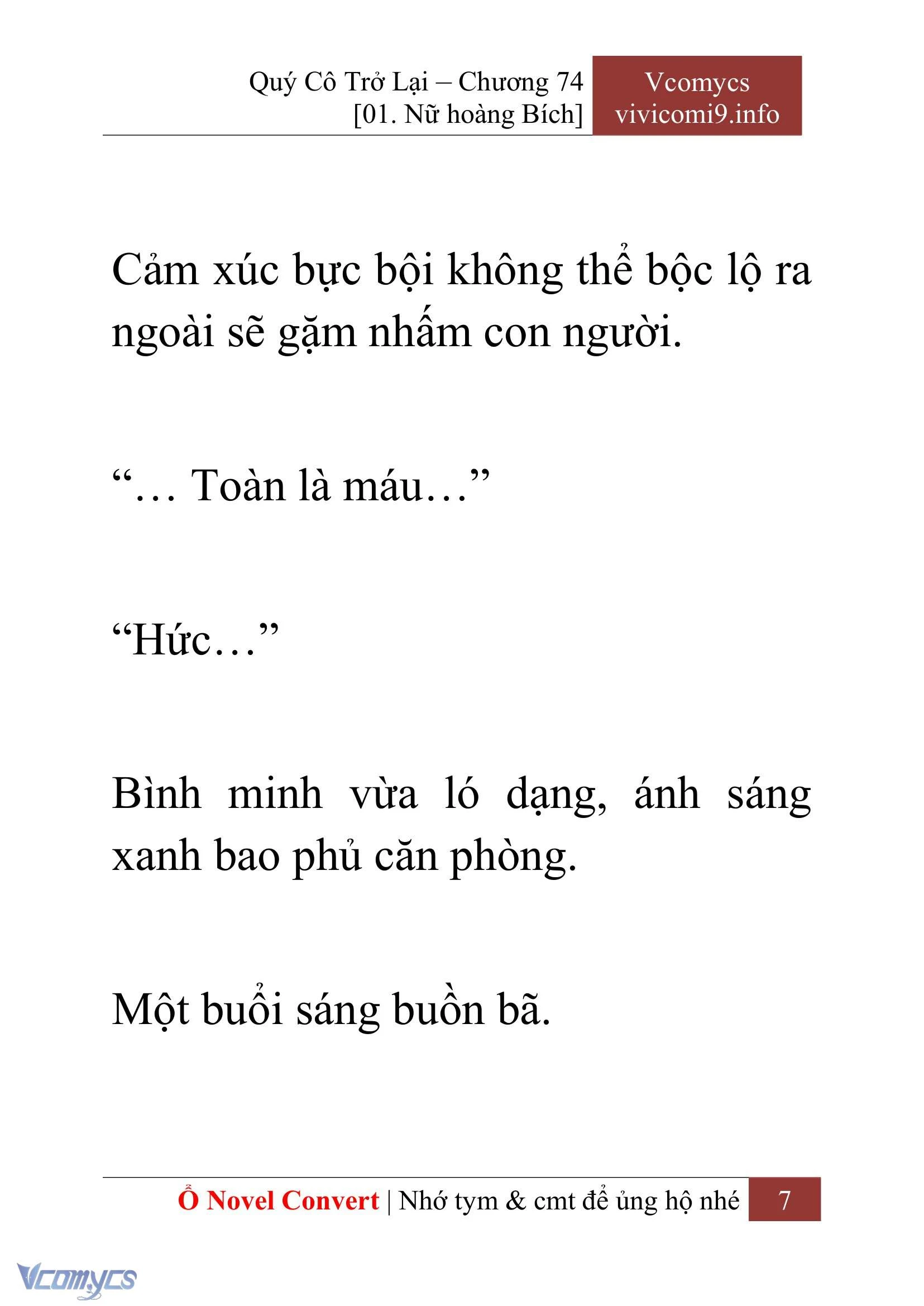 [Novel] Quý Cô Trở Lại Chapter  74 - 9