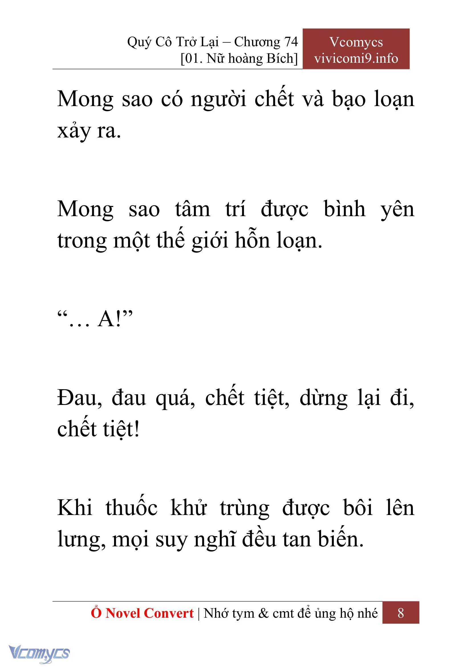 [Novel] Quý Cô Trở Lại Chapter  74 - 10