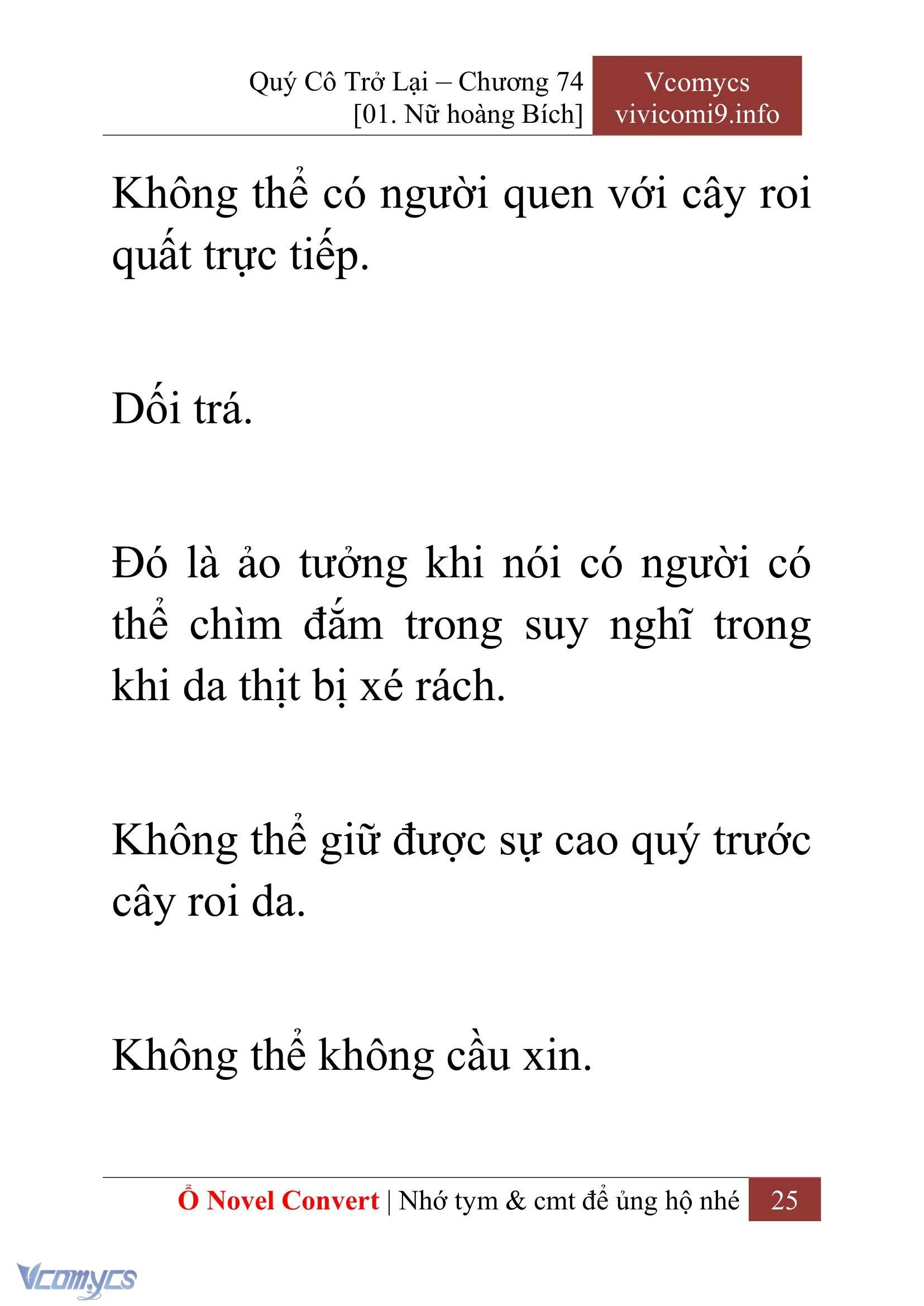 [Novel] Quý Cô Trở Lại Chapter  74 - 27