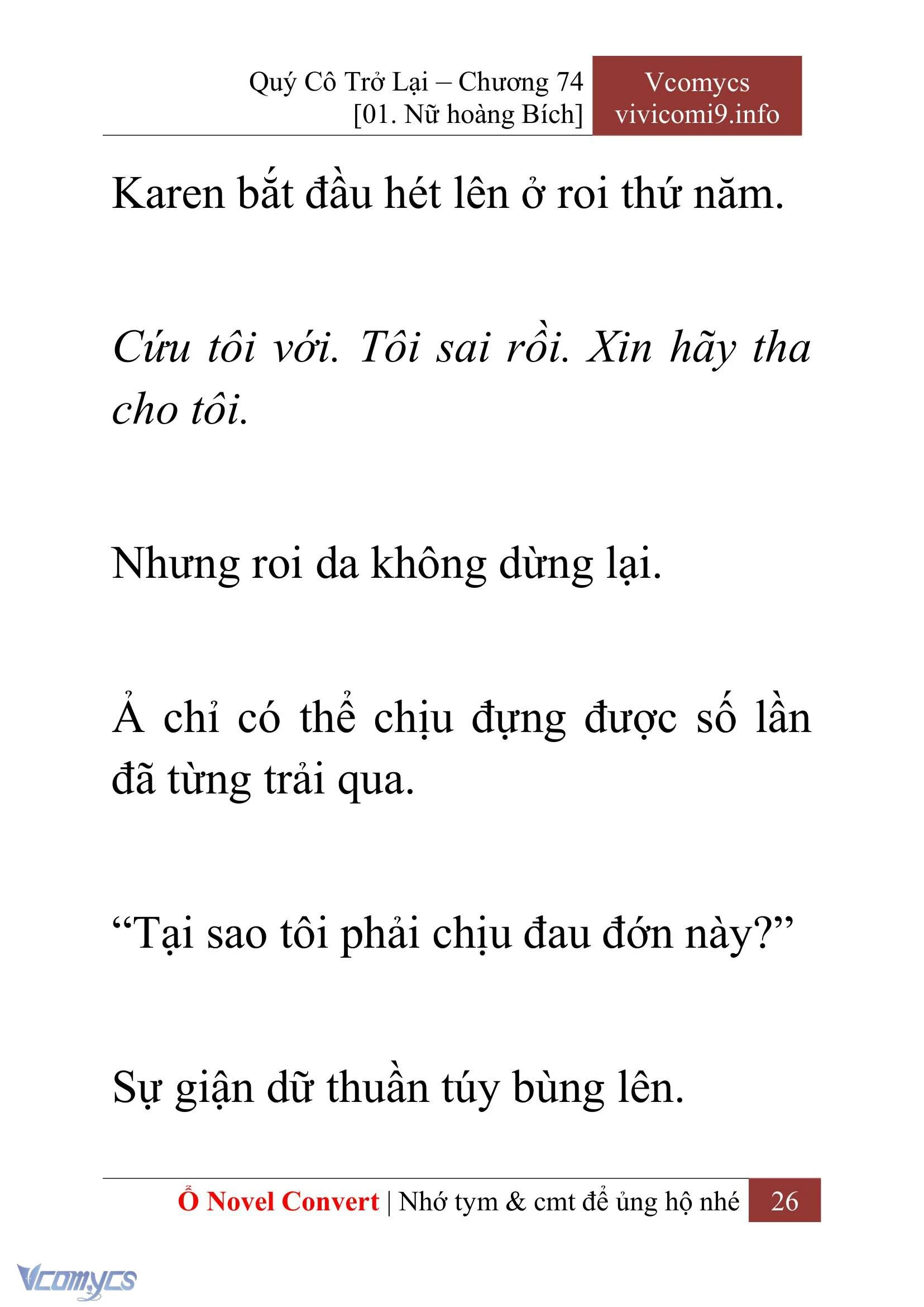 [Novel] Quý Cô Trở Lại Chapter  74 - 28
