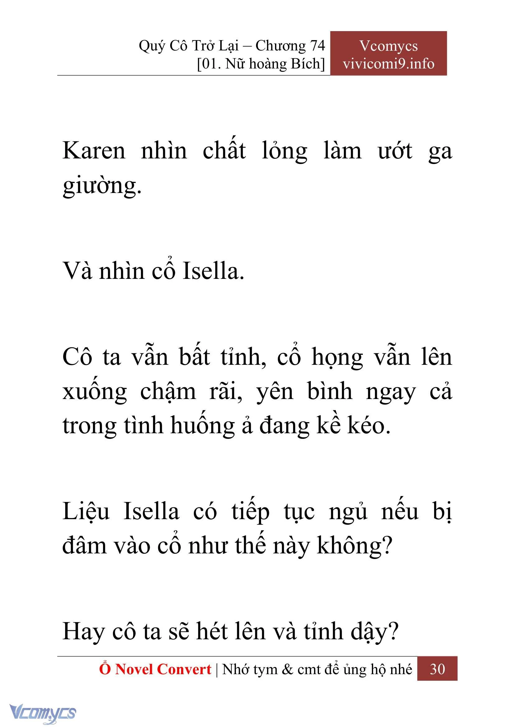 [Novel] Quý Cô Trở Lại Chapter  74 - 32