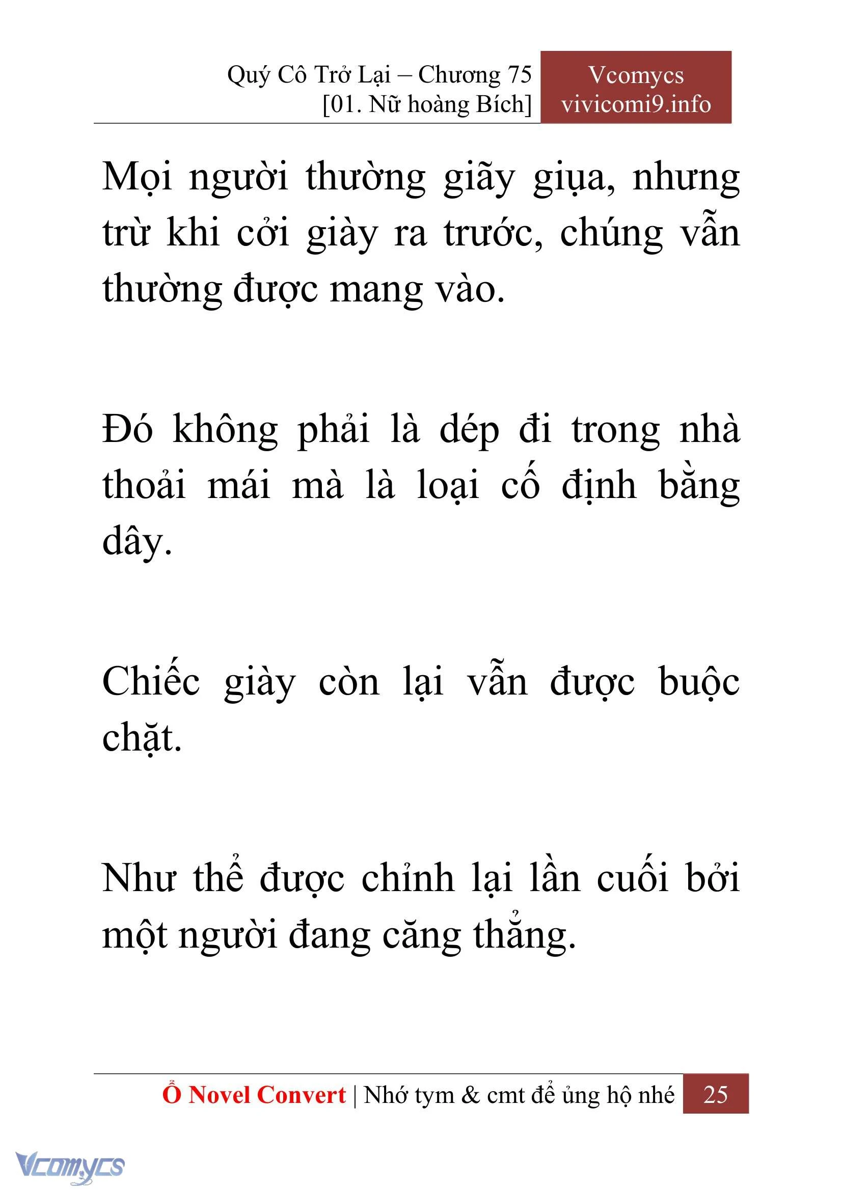 [Novel] Quý Cô Trở Lại Chapter  75 - 27