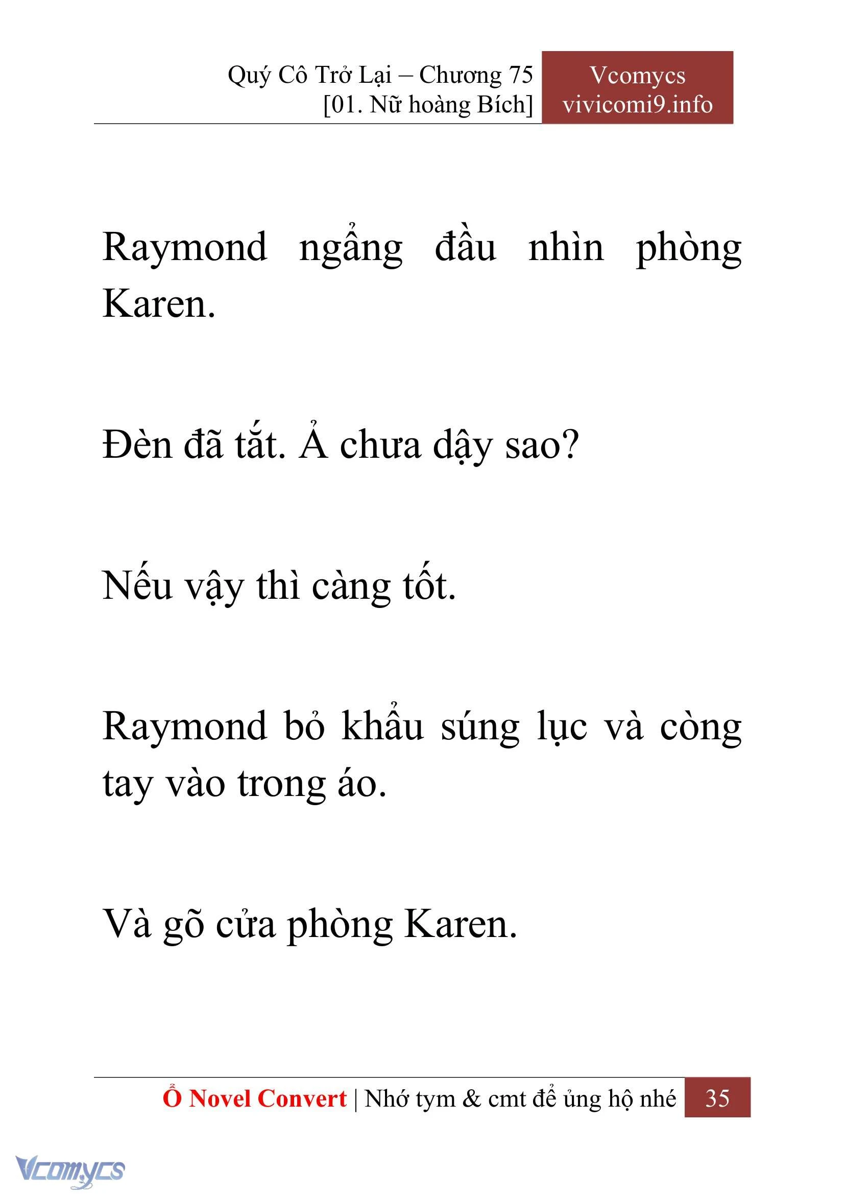 [Novel] Quý Cô Trở Lại Chapter  75 - 37