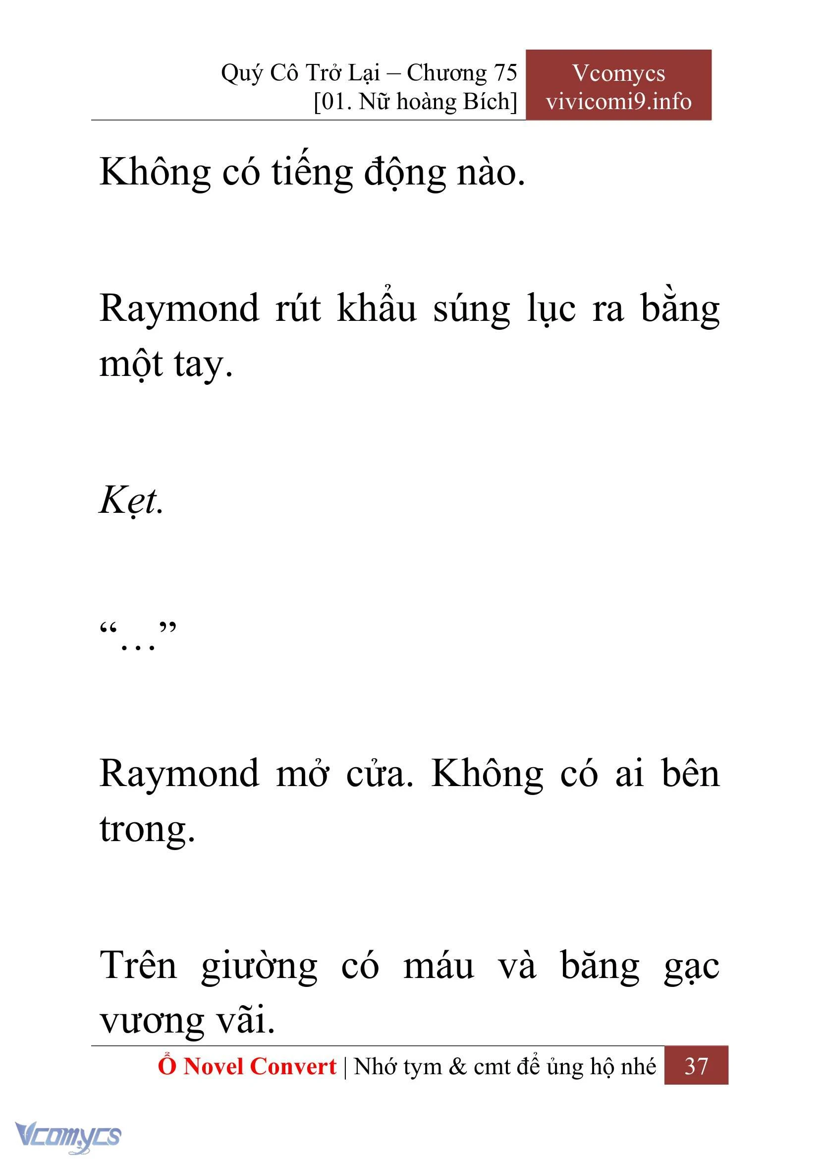 [Novel] Quý Cô Trở Lại Chapter  75 - 39