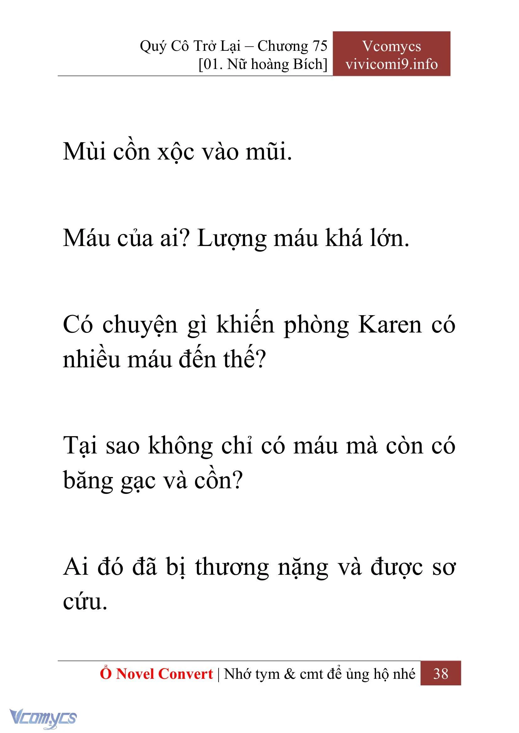 [Novel] Quý Cô Trở Lại Chapter  75 - 40