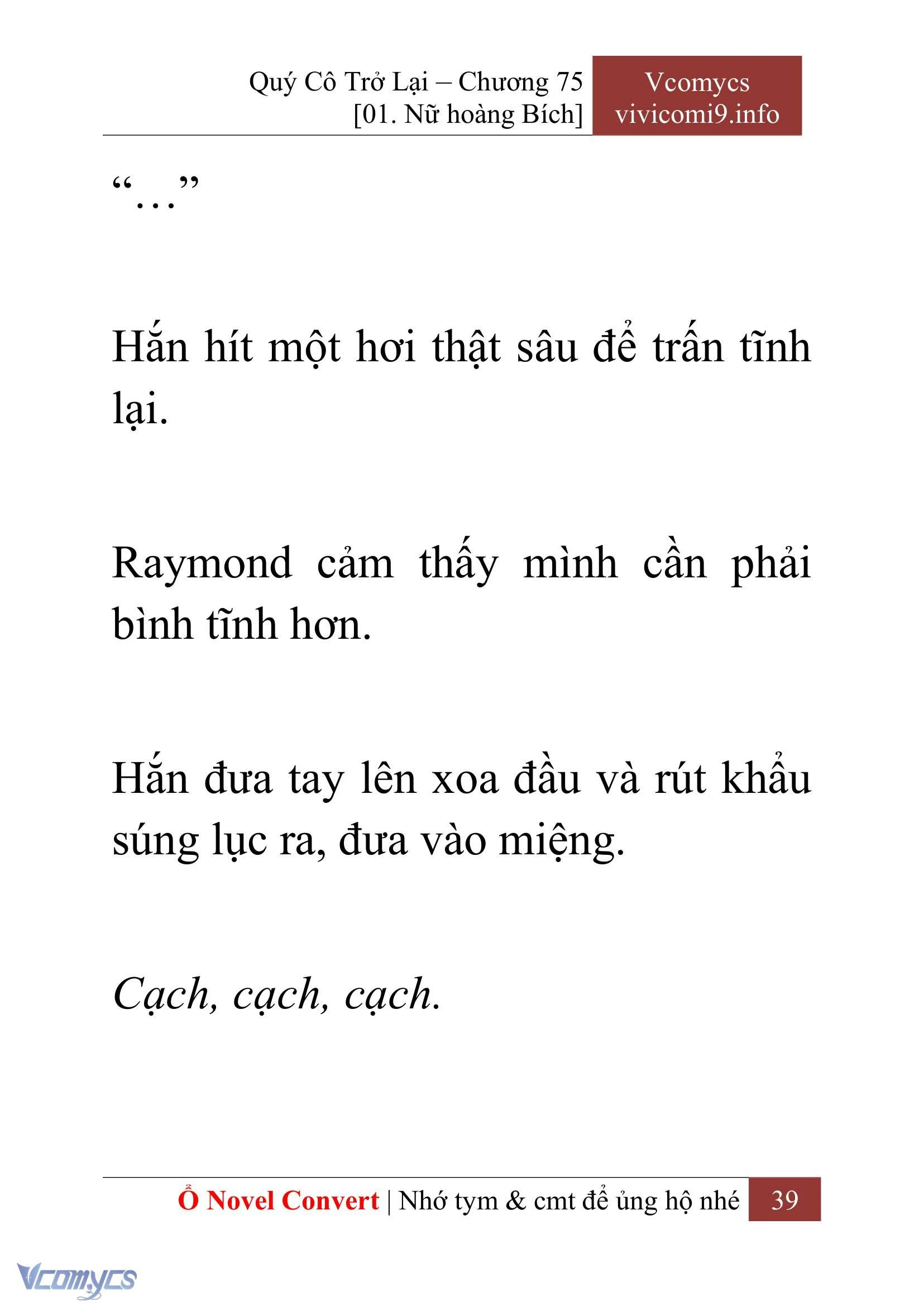 [Novel] Quý Cô Trở Lại Chapter  75 - 41