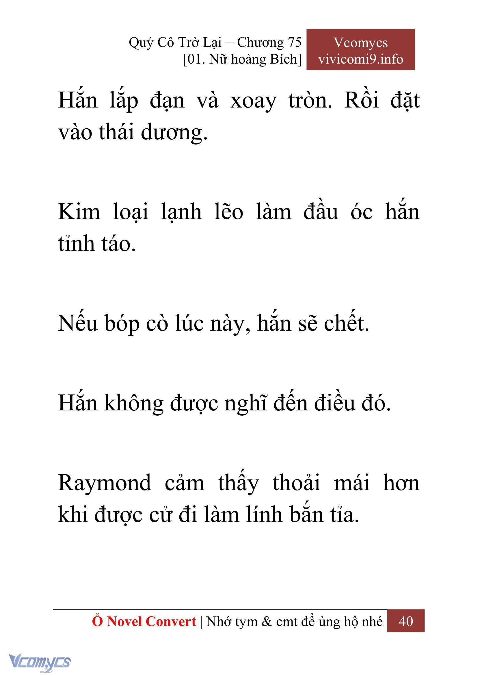[Novel] Quý Cô Trở Lại Chapter  75 - 42