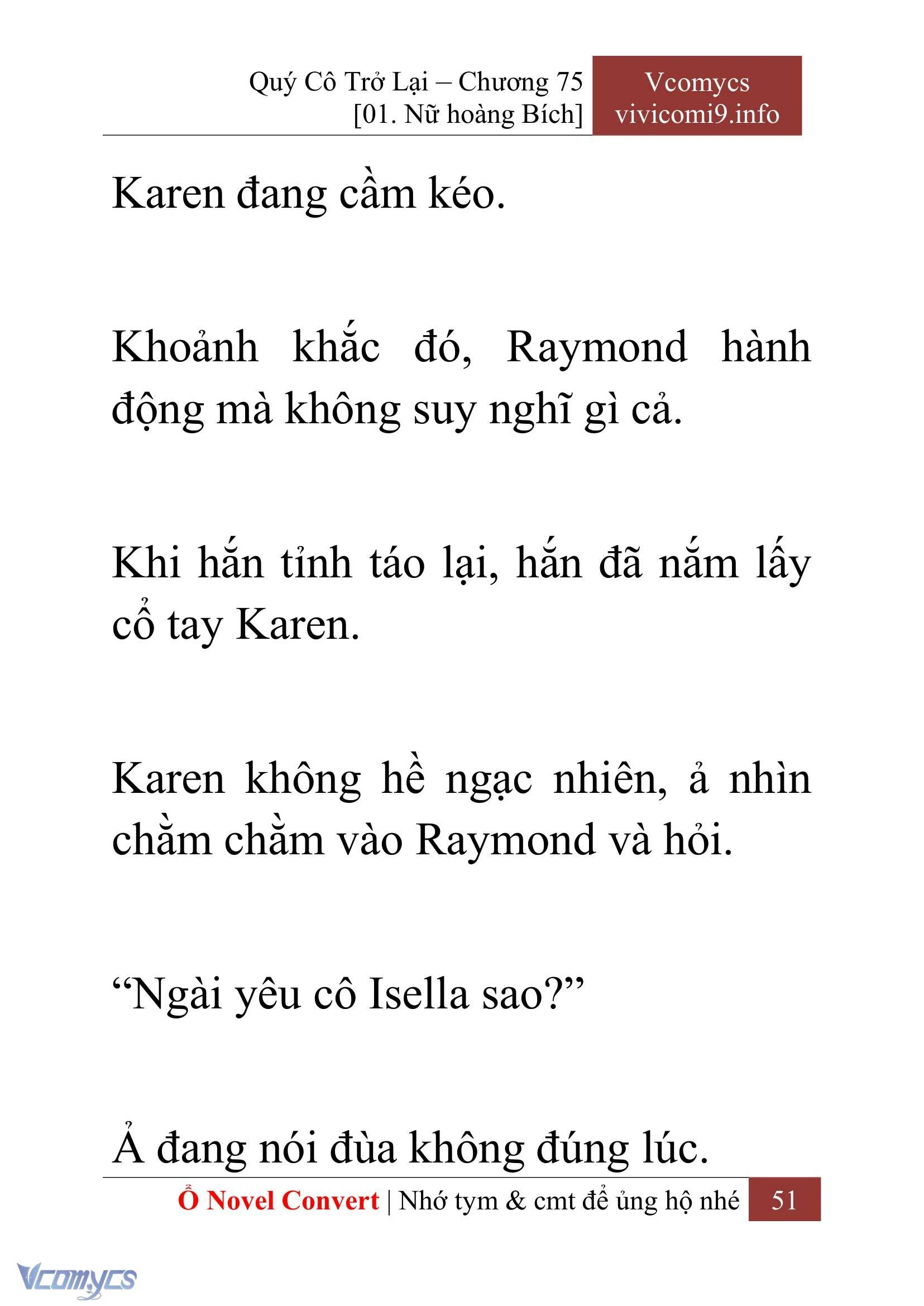 [Novel] Quý Cô Trở Lại Chapter  75 - 53