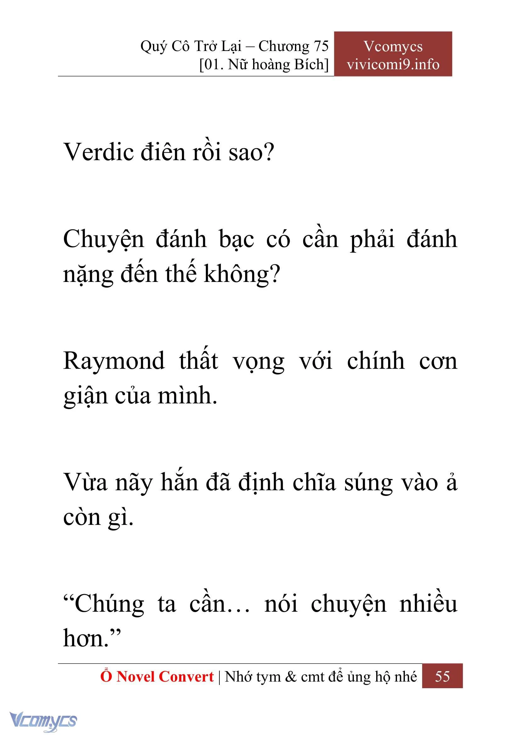 [Novel] Quý Cô Trở Lại Chapter  75 - 57