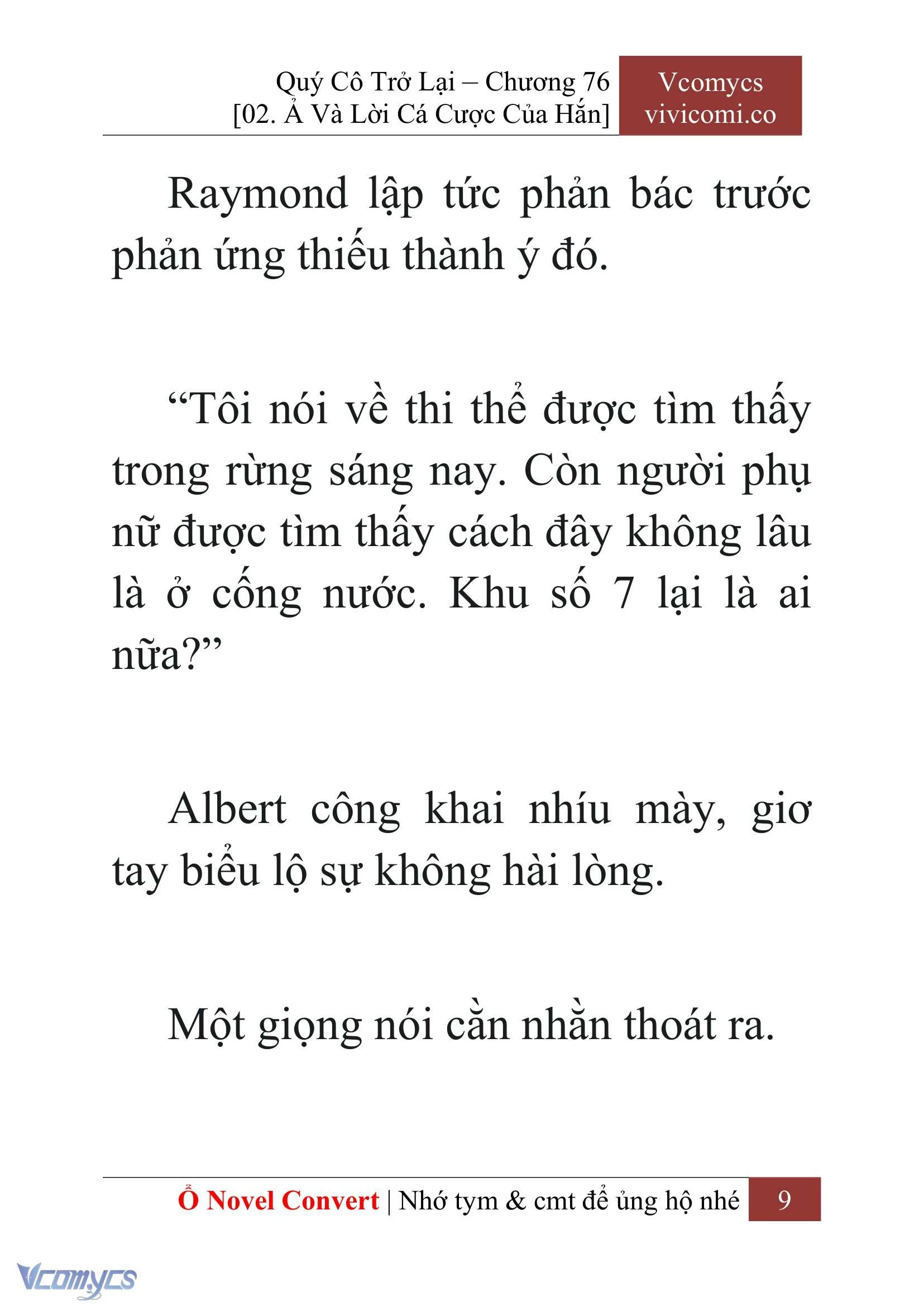 [Novel] Quý Cô Trở Lại Chapter  76 - 11