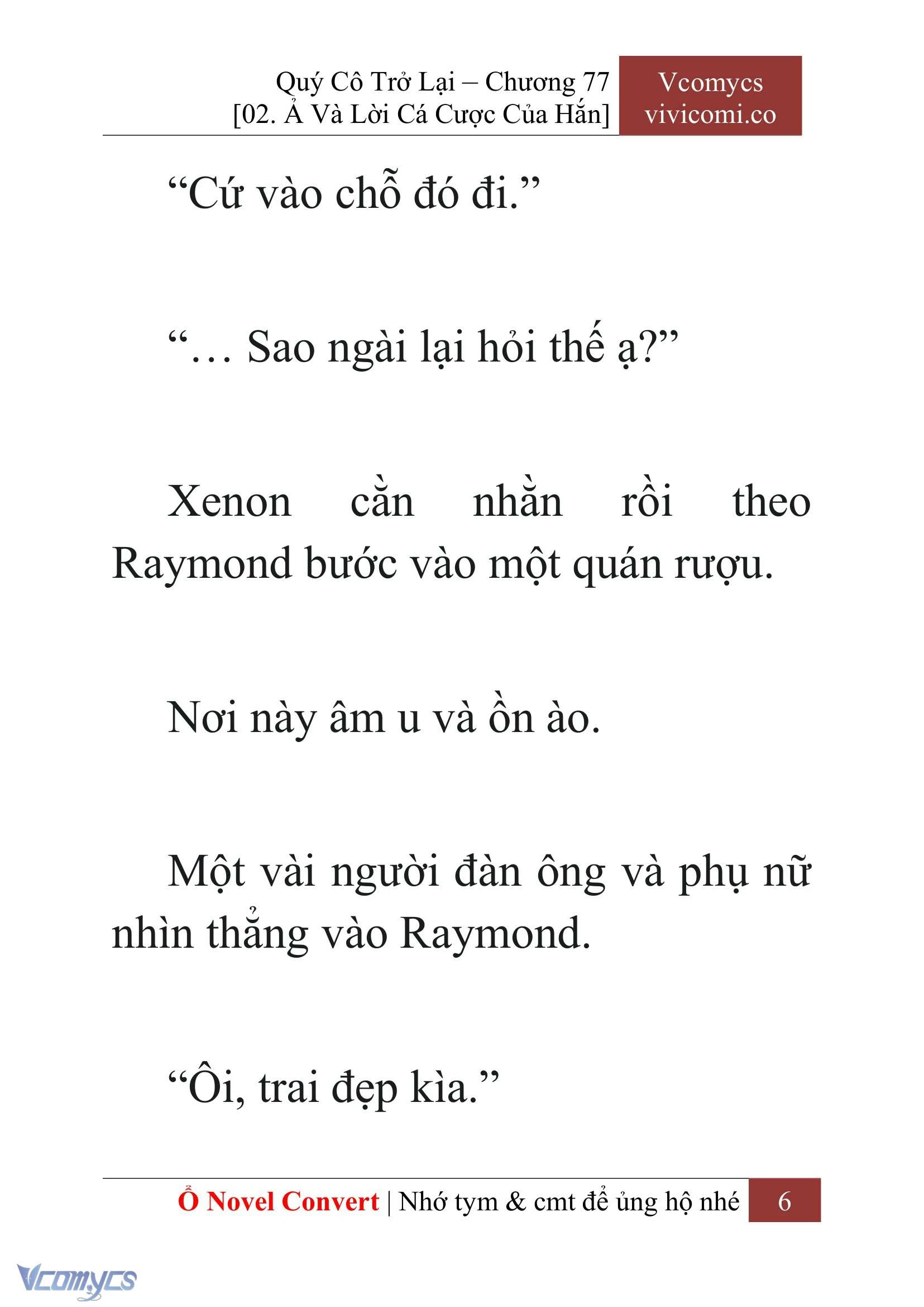 [Novel] Quý Cô Trở Lại Chapter  77 - 8