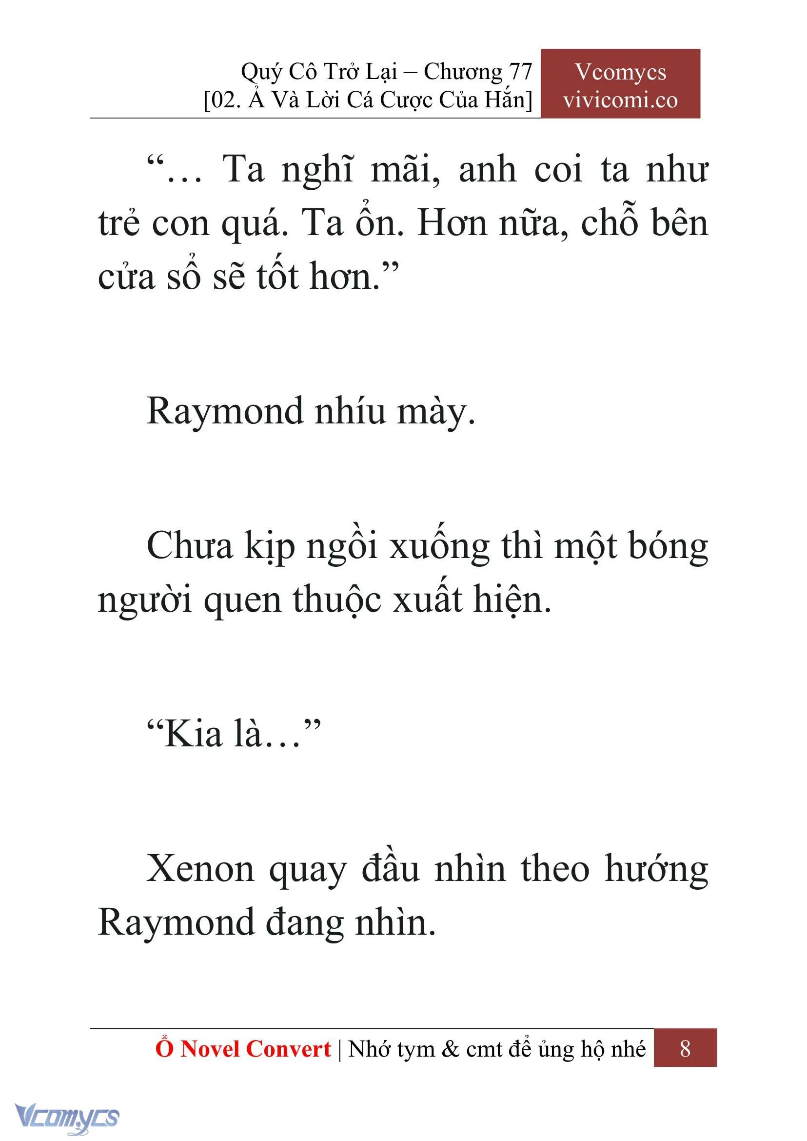 [Novel] Quý Cô Trở Lại Chapter  77 - 10