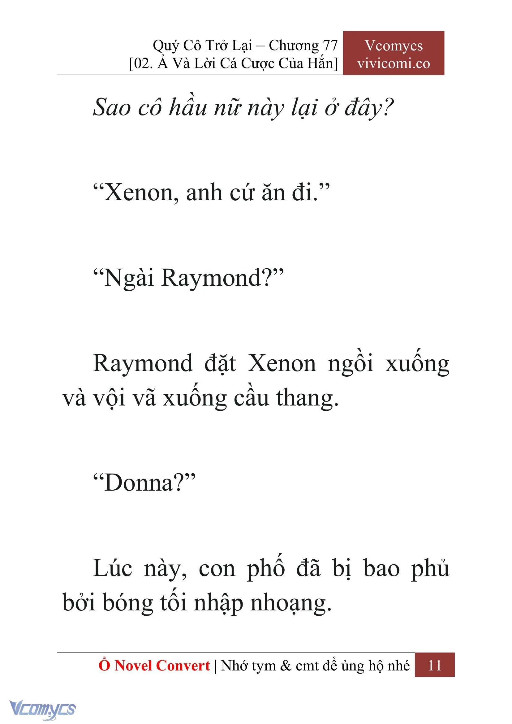 [Novel] Quý Cô Trở Lại Chapter  77 - 13