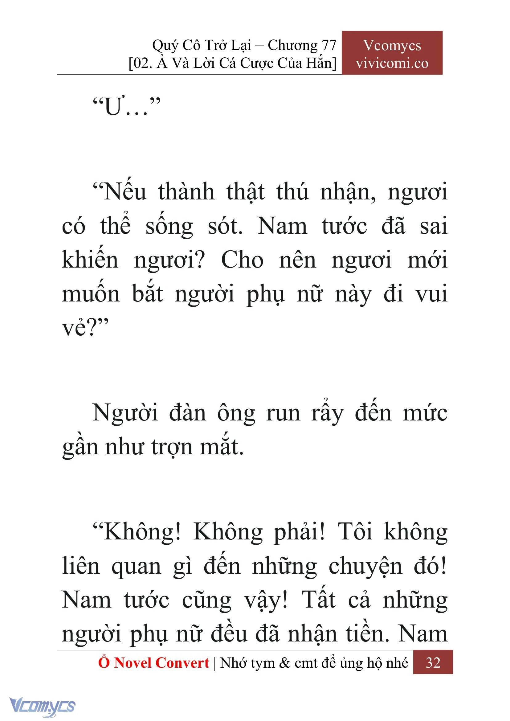 [Novel] Quý Cô Trở Lại Chapter  77 - 34