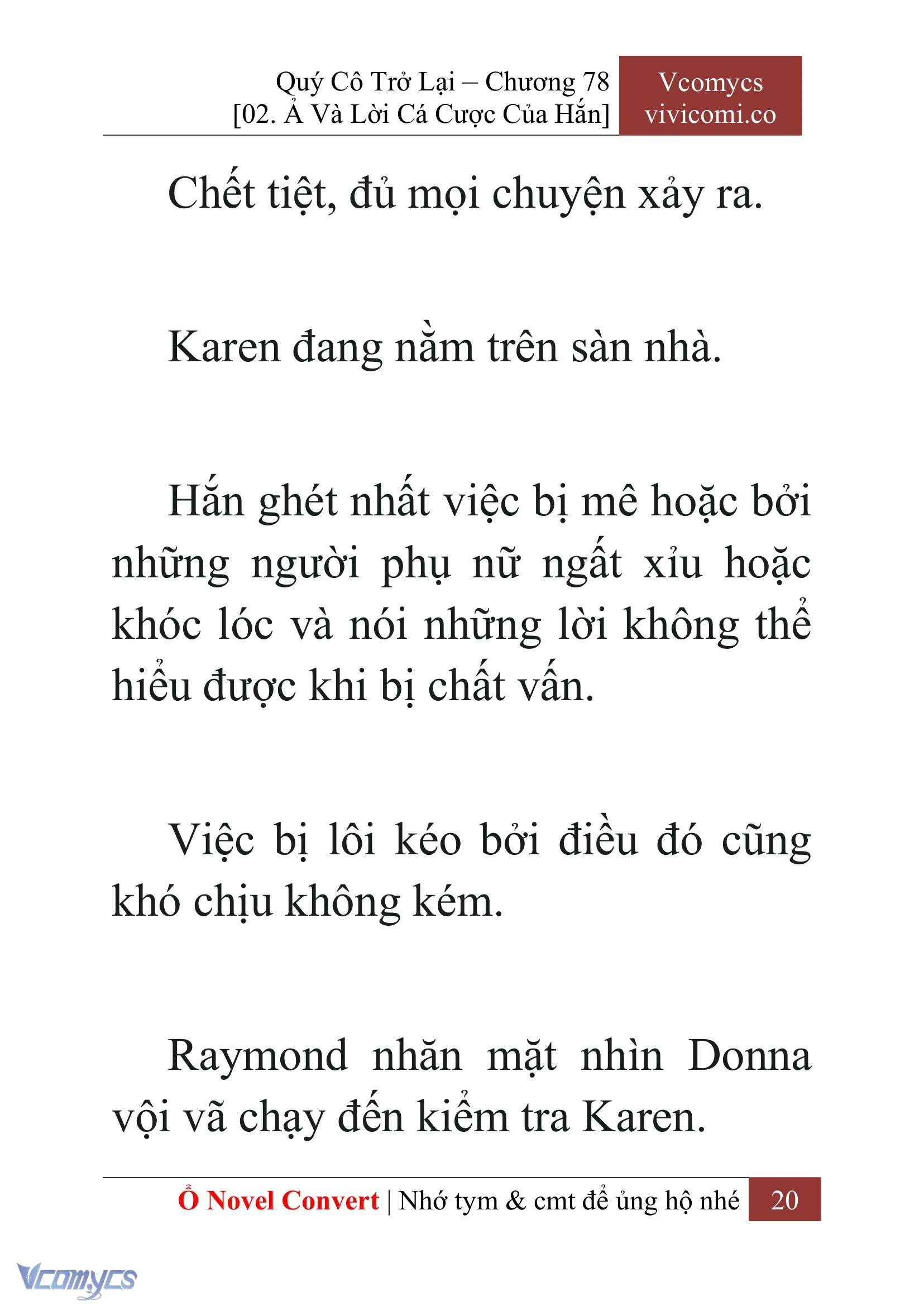 [Novel] Quý Cô Trở Lại Chapter  78 - 22