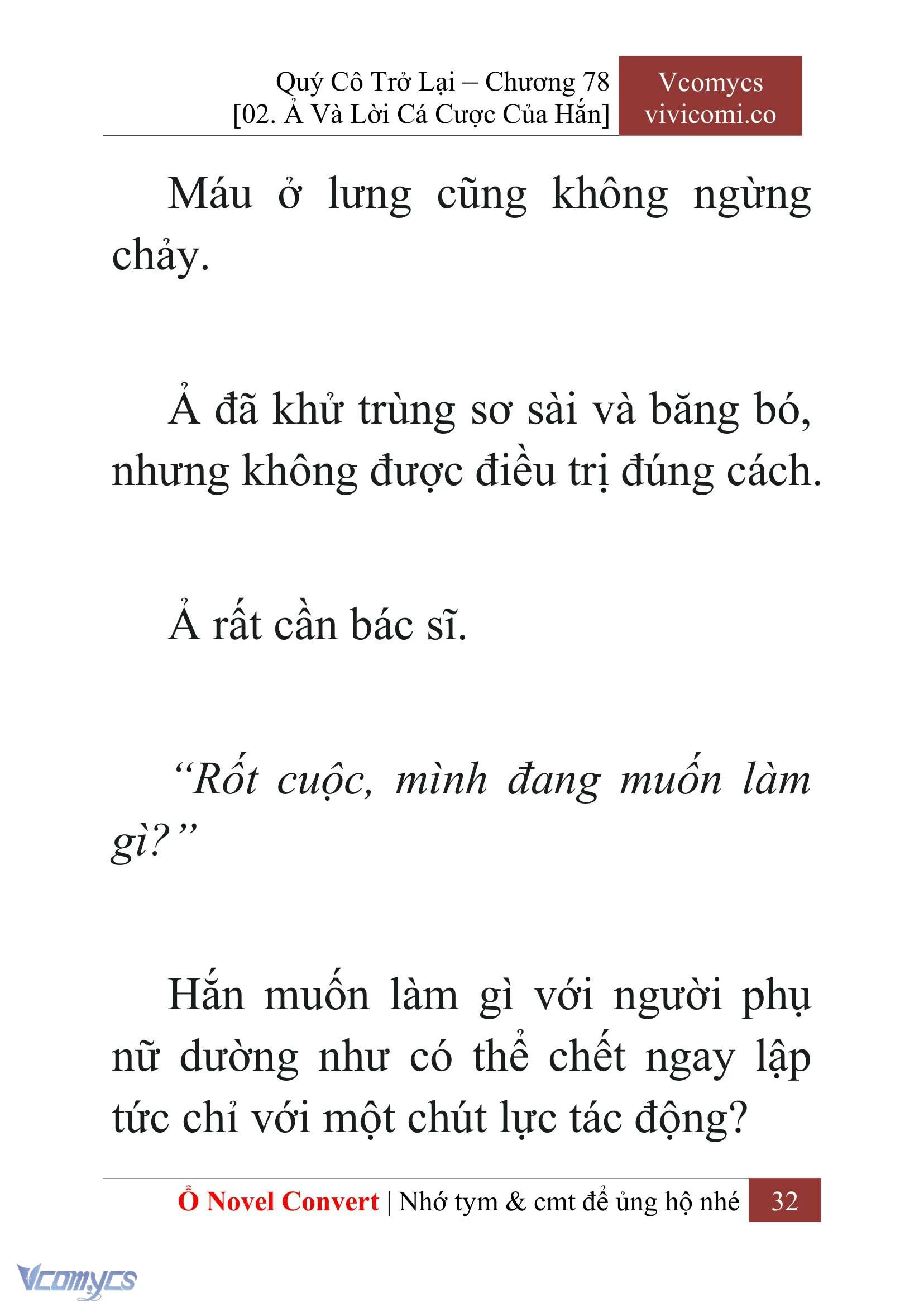 [Novel] Quý Cô Trở Lại Chapter  78 - 34