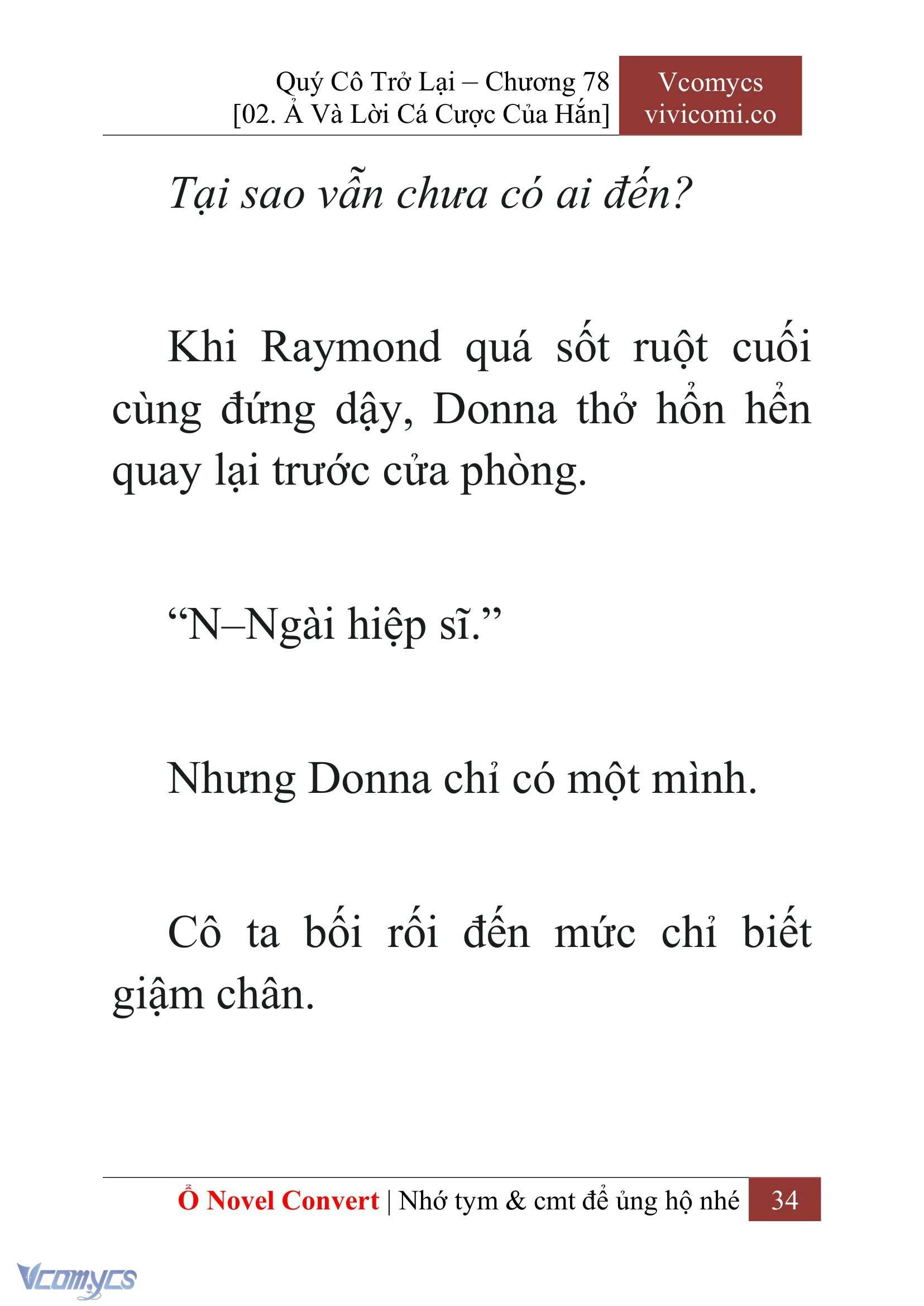 [Novel] Quý Cô Trở Lại Chapter  78 - 36