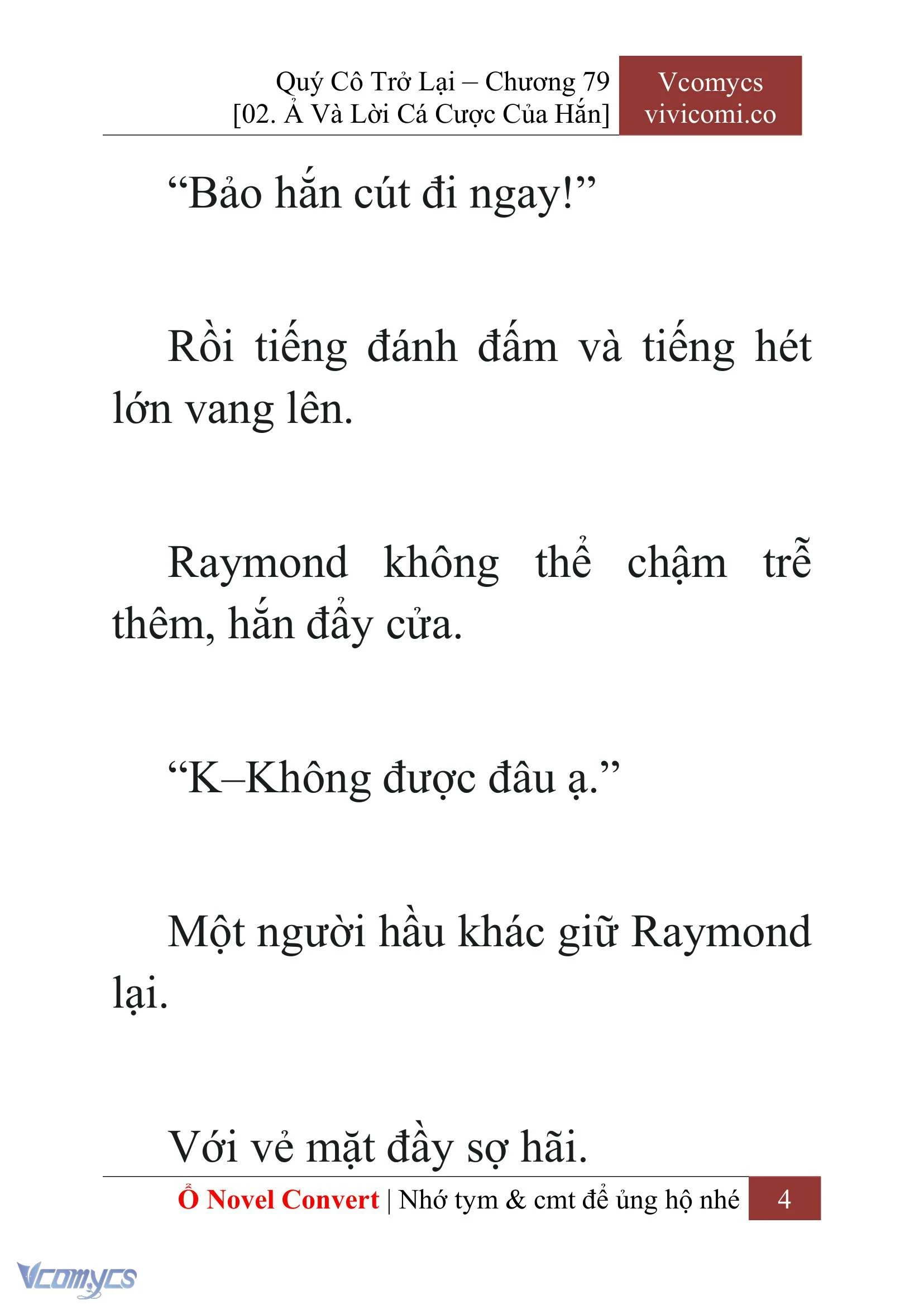 [Novel] Quý Cô Trở Lại Chapter  79 - 6