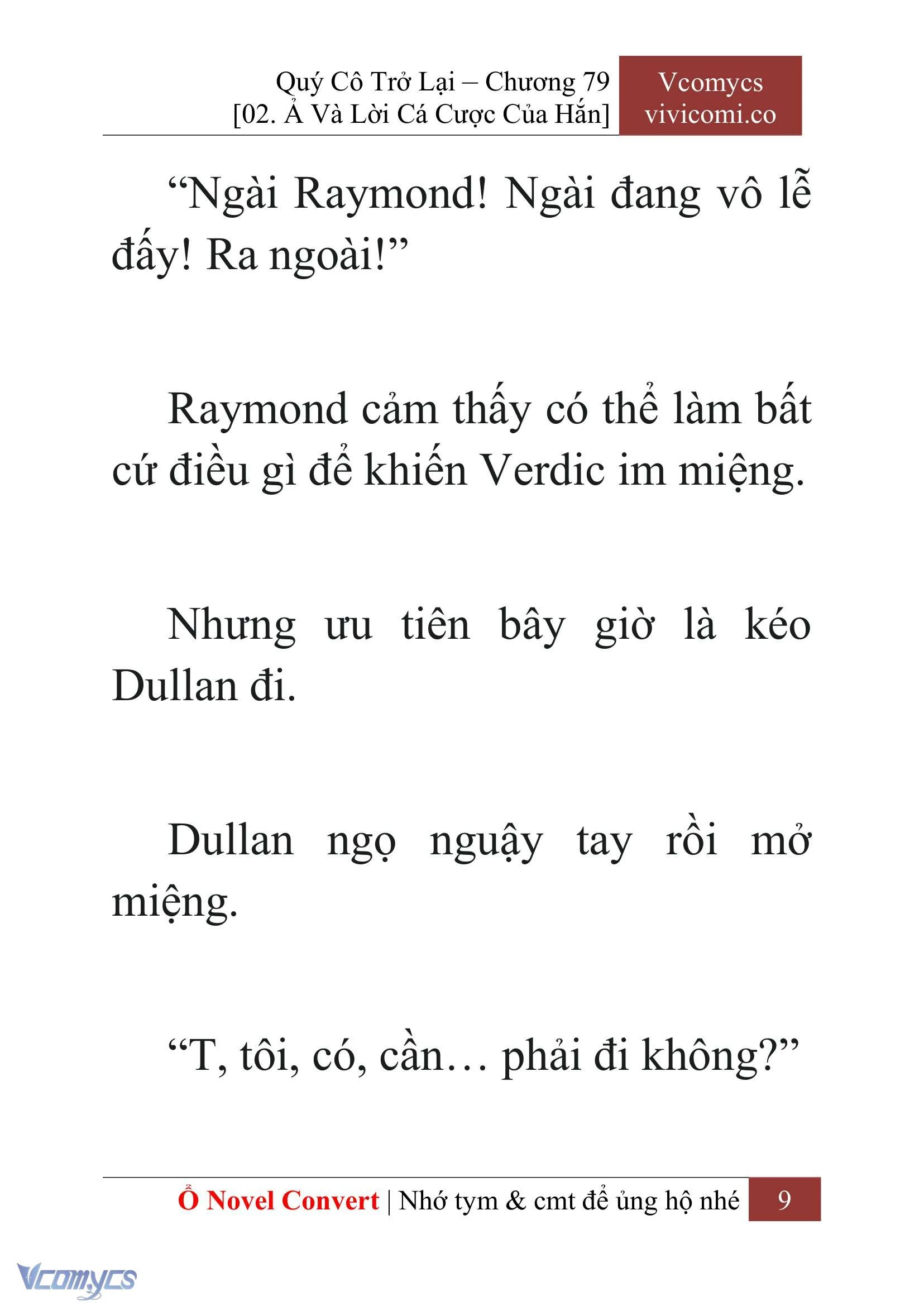 [Novel] Quý Cô Trở Lại Chapter  79 - 11