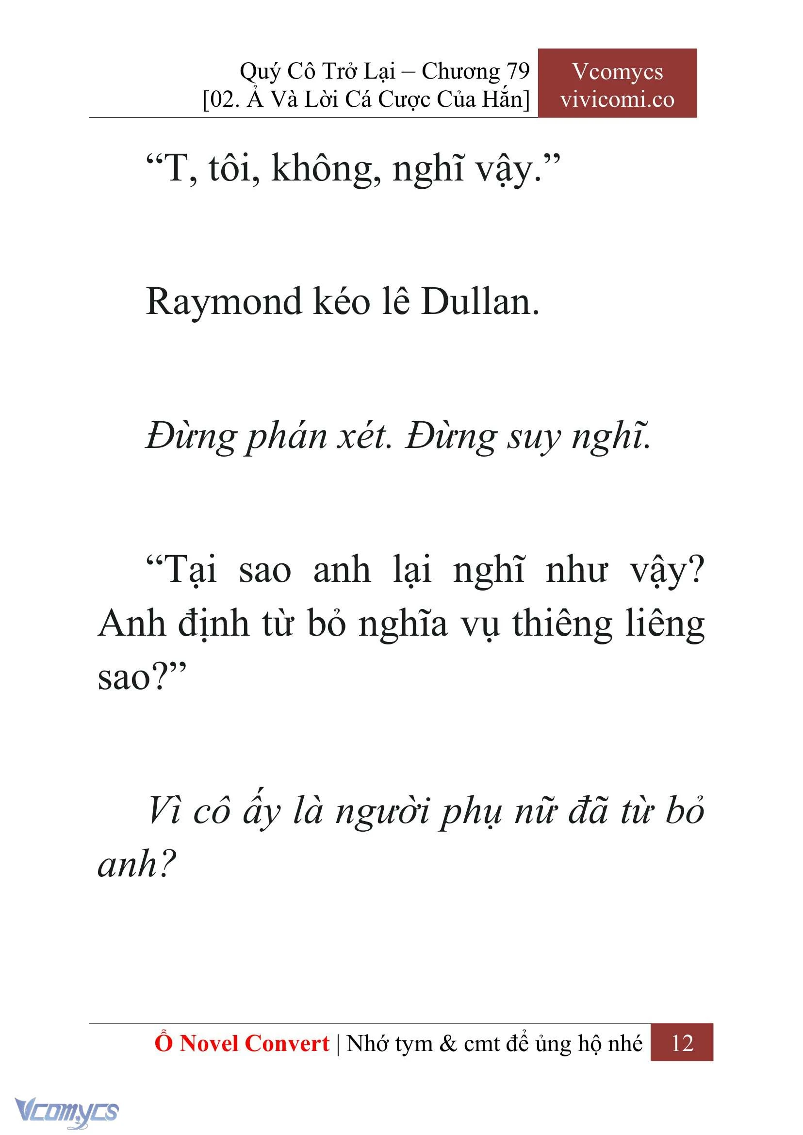 [Novel] Quý Cô Trở Lại Chapter  79 - 14